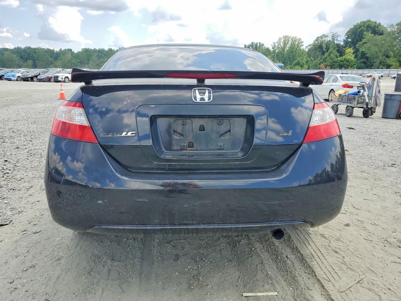 2007 Honda Civic Si Black vin: 2HGFG215X7H711059