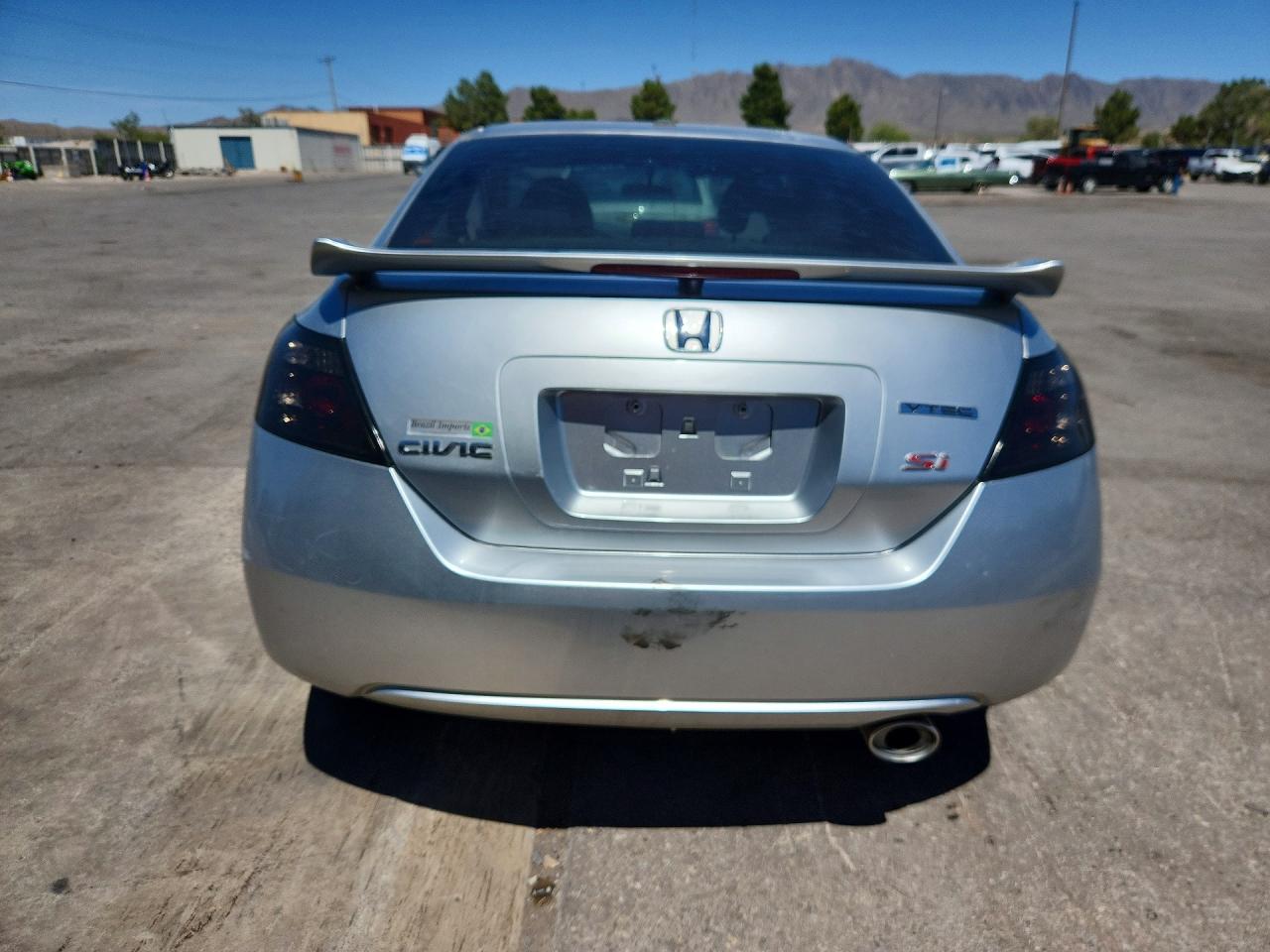 2008 Honda Civic Si Silver vin: 2HGFG215X8H705571