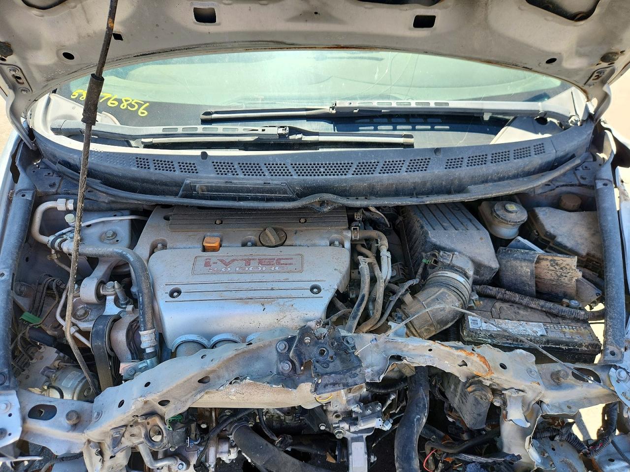 2008 Honda Civic Si Silver vin: 2HGFG215X8H705571