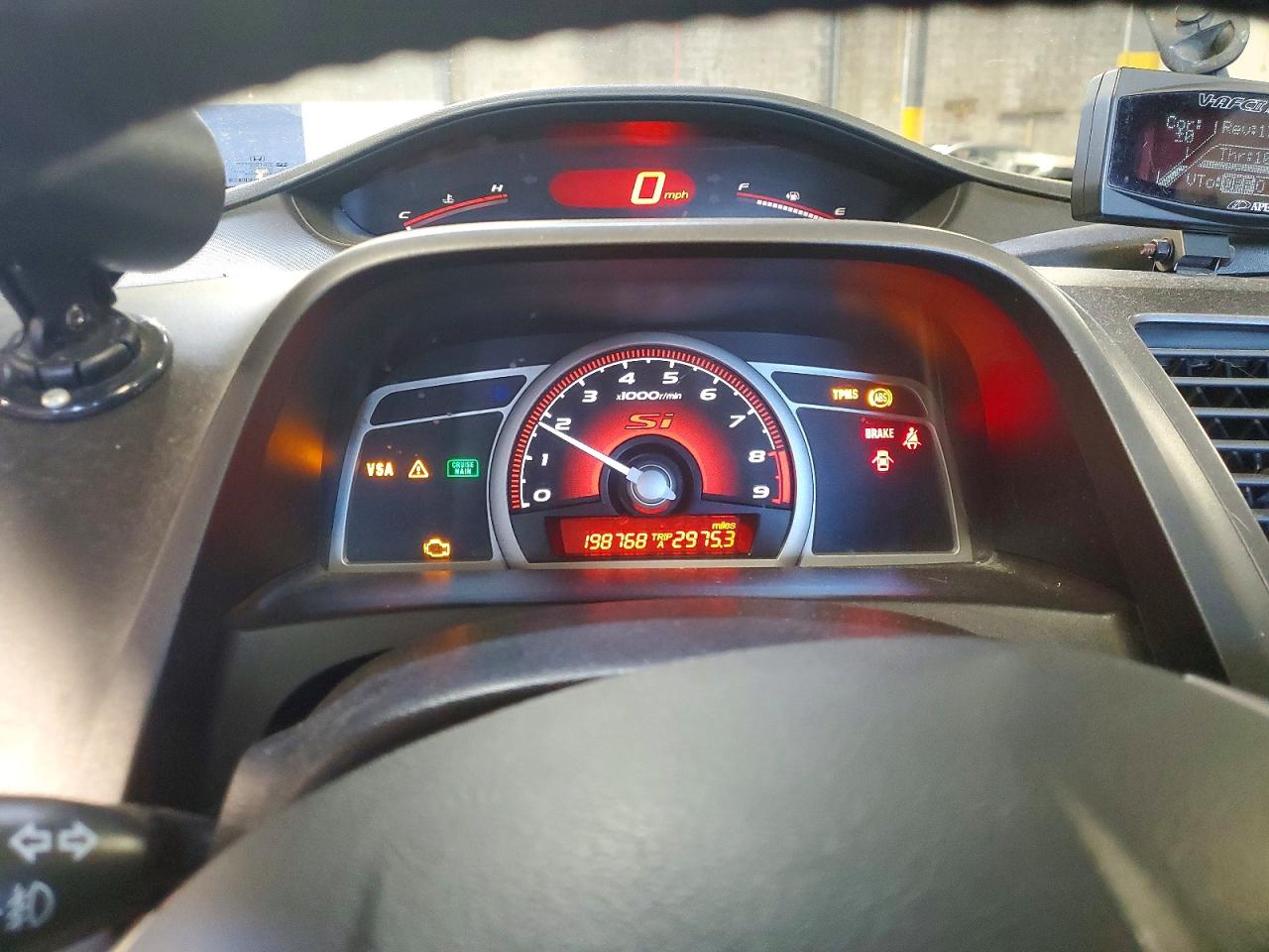 2009 Honda Civic Si Черный vin: 2HGFG215X9H704339
