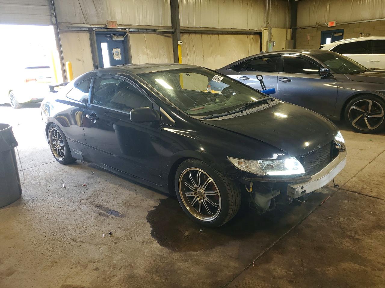 2009 Honda Civic Si Черный vin: 2HGFG215X9H704339