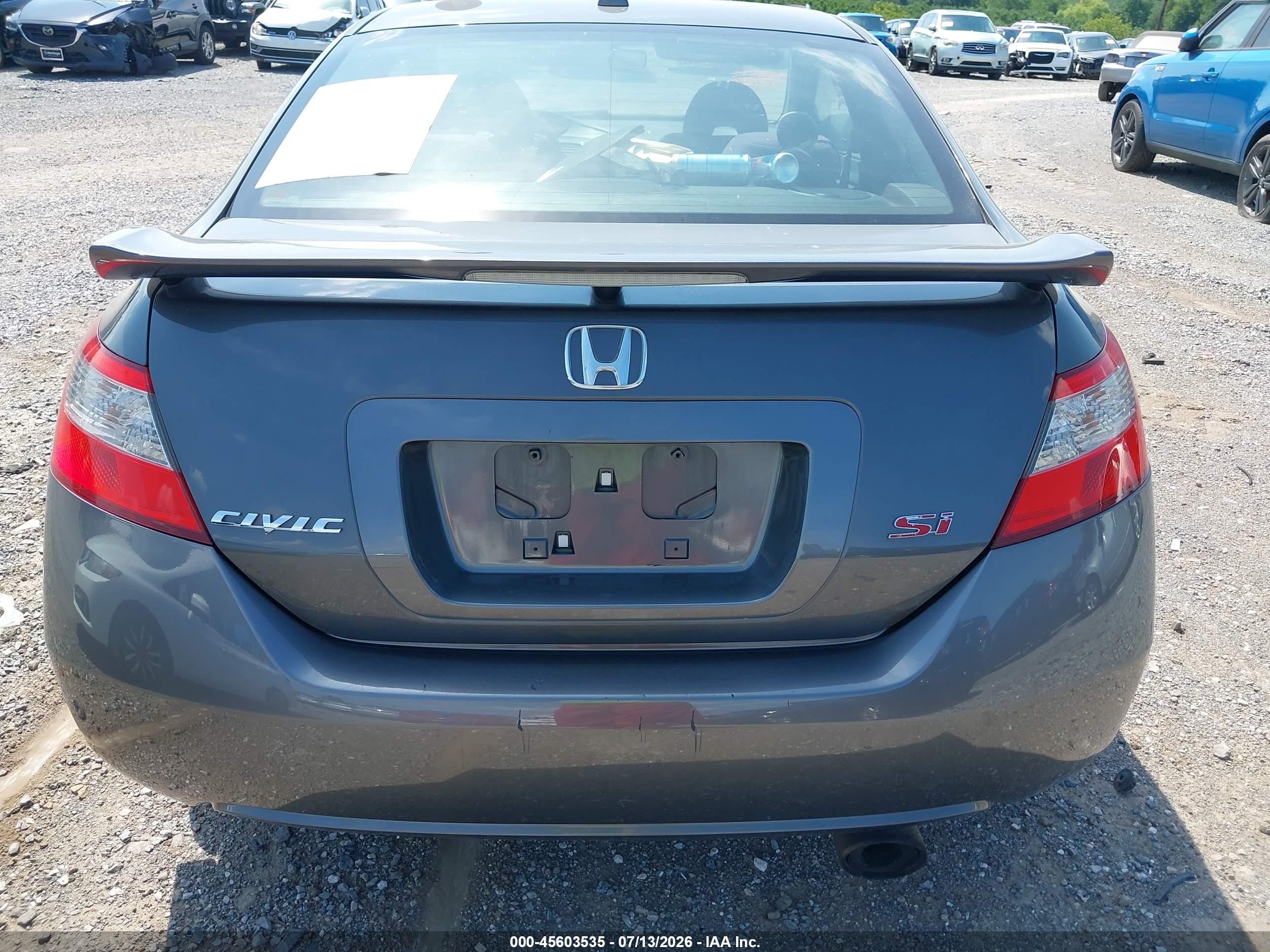 2011 Honda Civic Si Gray vin: 2HGFG2A56BH700178