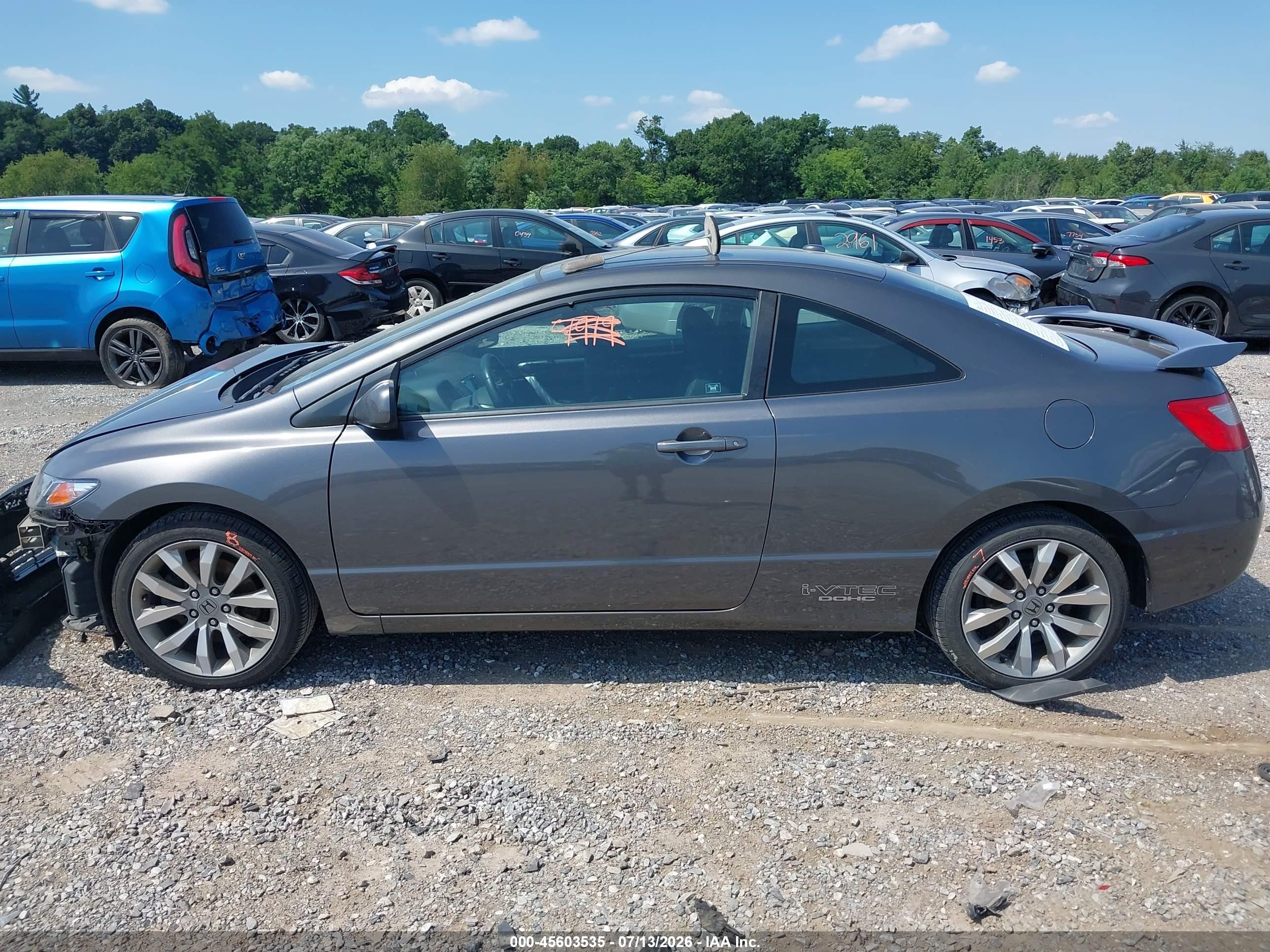 2011 Honda Civic Si Gray vin: 2HGFG2A56BH700178