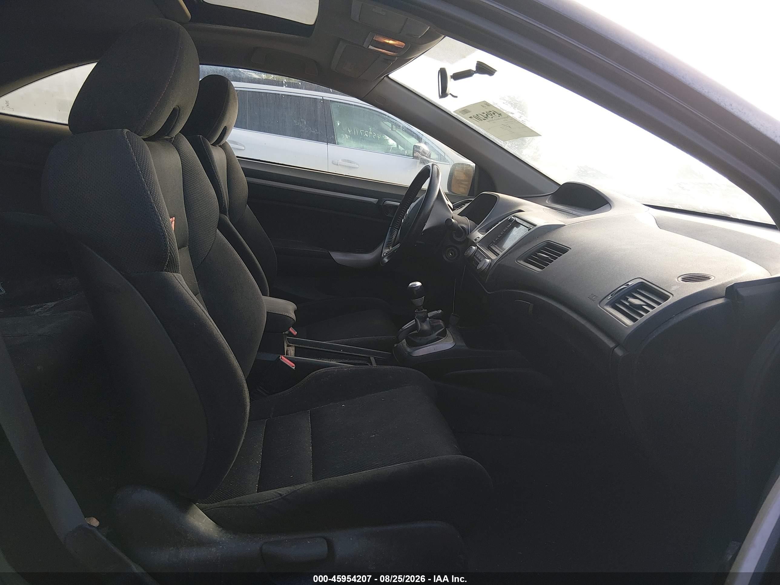 2010 Honda Civic Si Black vin: 2HGFG2A57AH700754