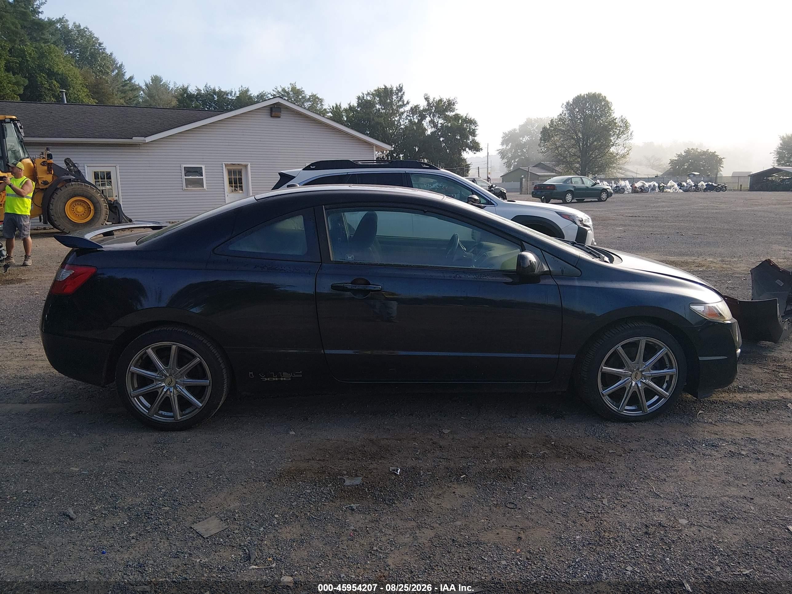 2010 Honda Civic Si Black vin: 2HGFG2A57AH700754