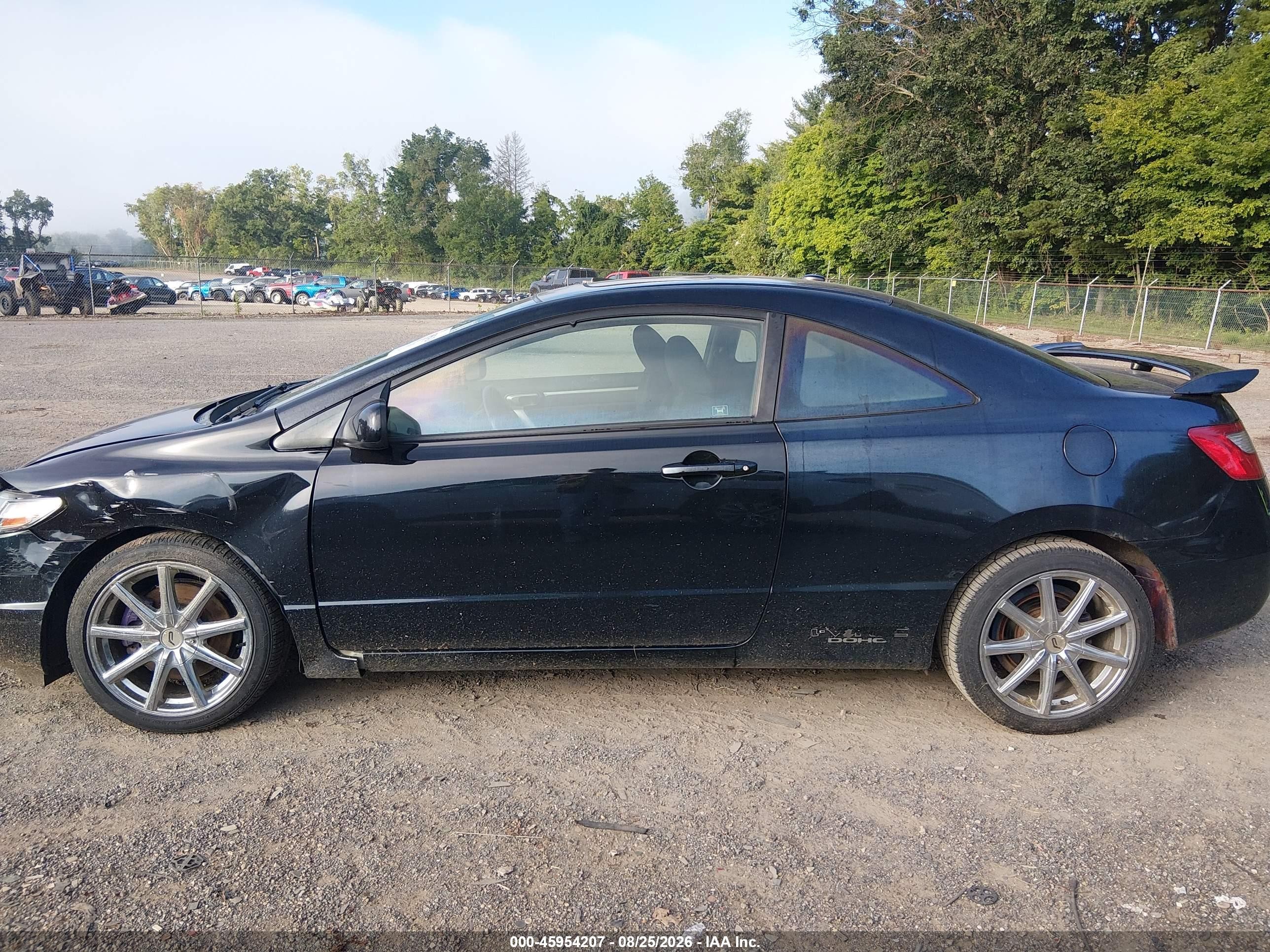2010 Honda Civic Si Black vin: 2HGFG2A57AH700754