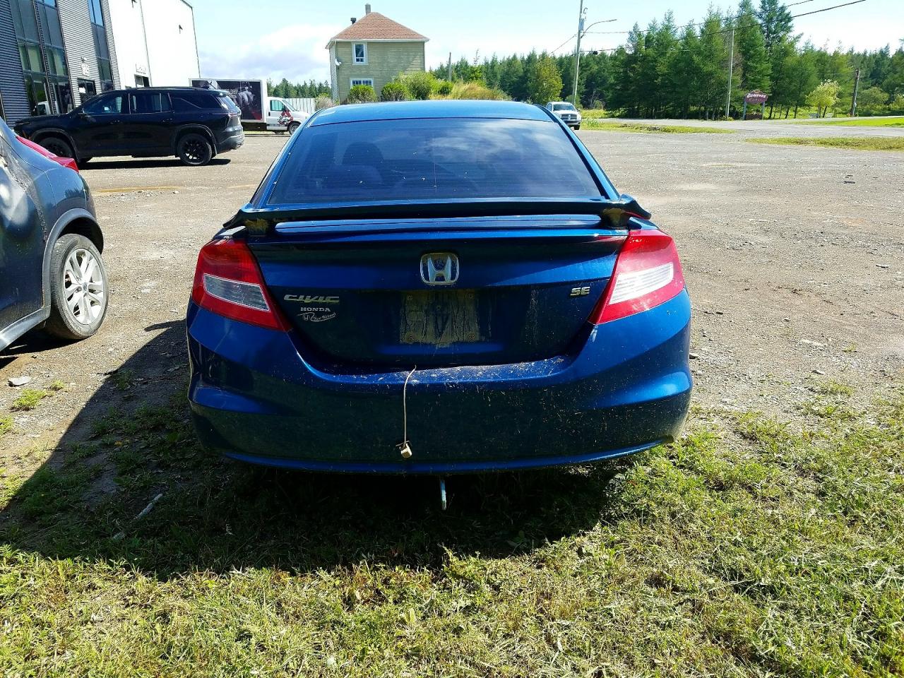 2013 Honda Civic Lx Blue vin: 2HGFG3A4XDH003130
