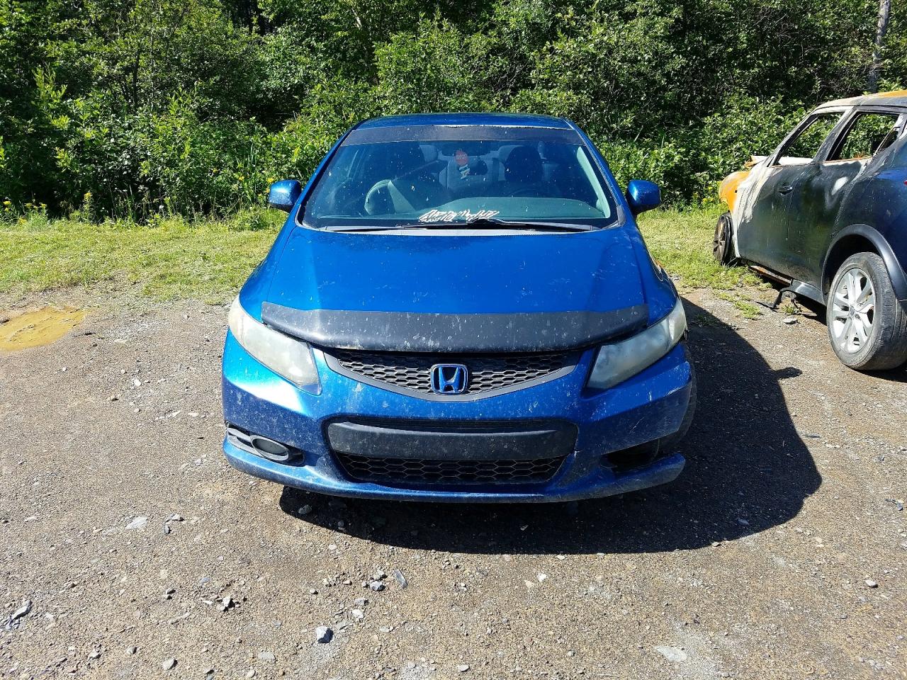 2013 Honda Civic Lx Blue vin: 2HGFG3A4XDH003130