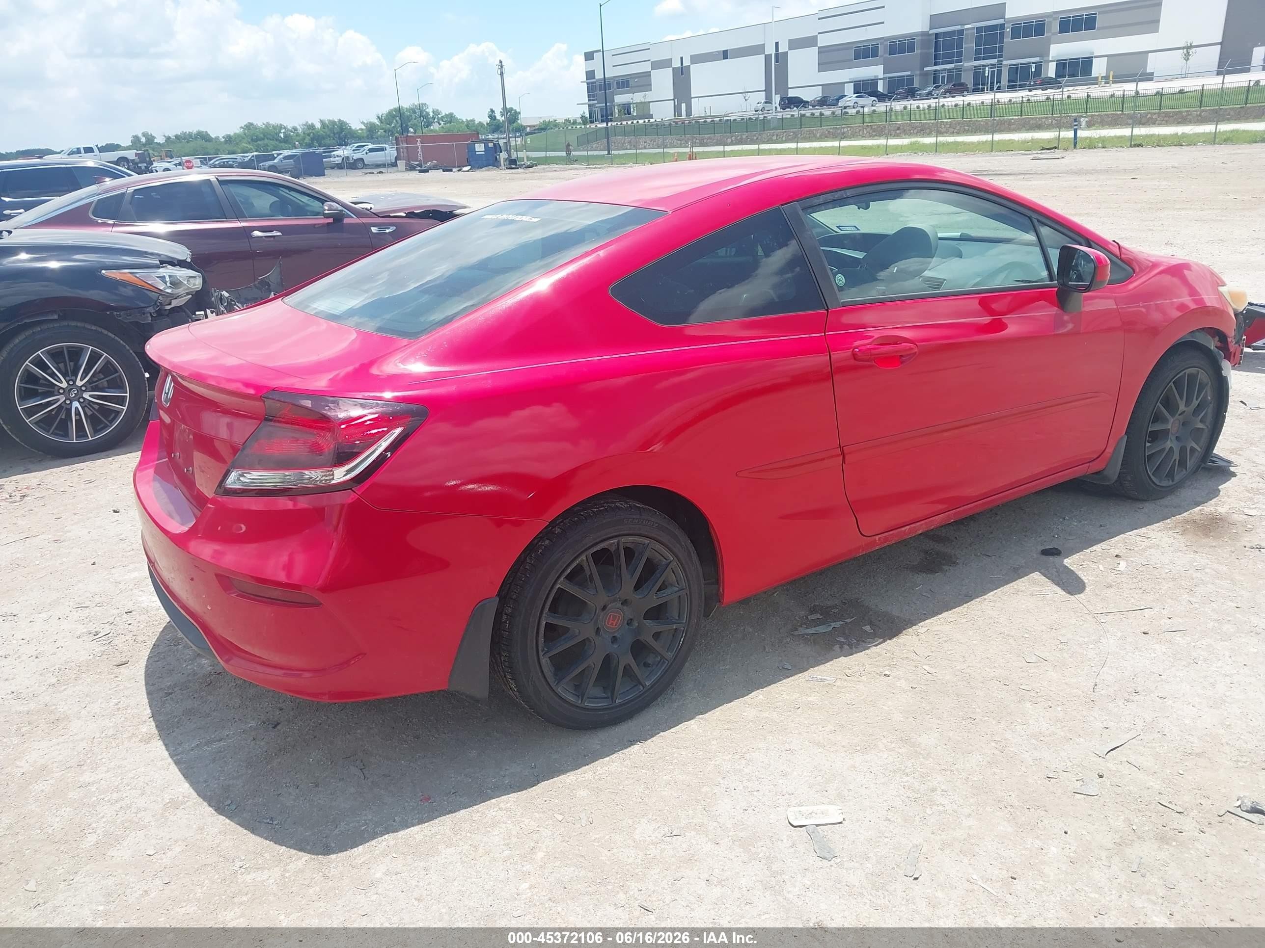 2014 Honda Civic Lx Красный vin: 2HGFG3A51EH519354