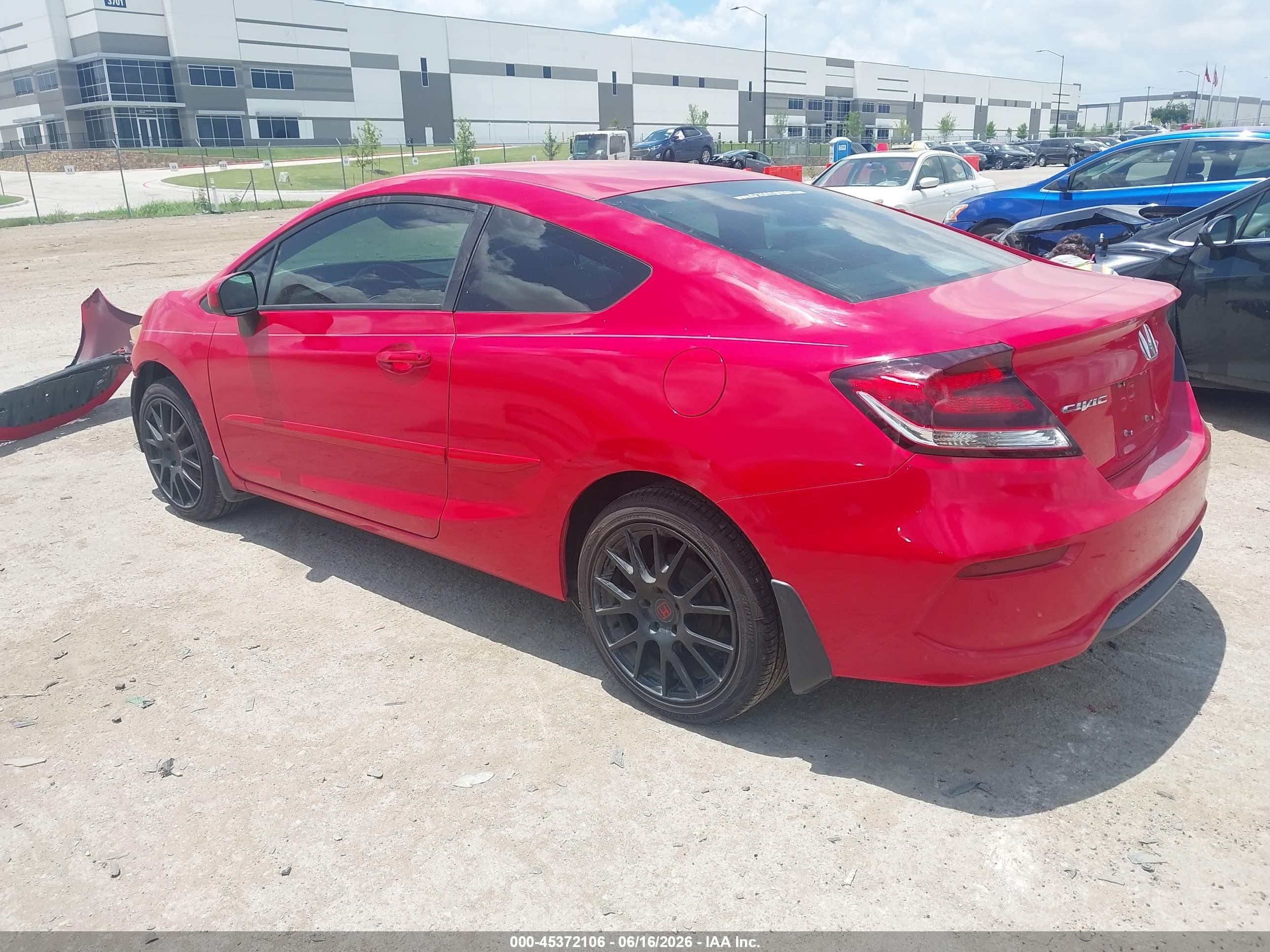 2014 Honda Civic Lx Красный vin: 2HGFG3A51EH519354