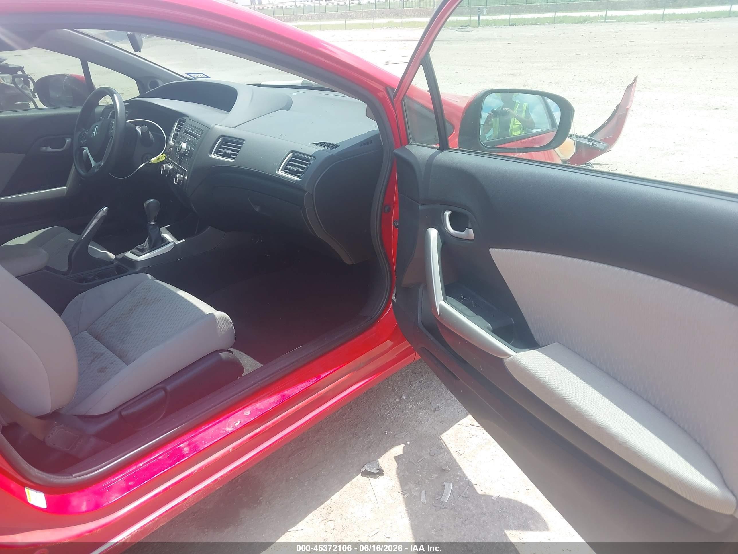 2014 Honda Civic Lx Красный vin: 2HGFG3A51EH519354