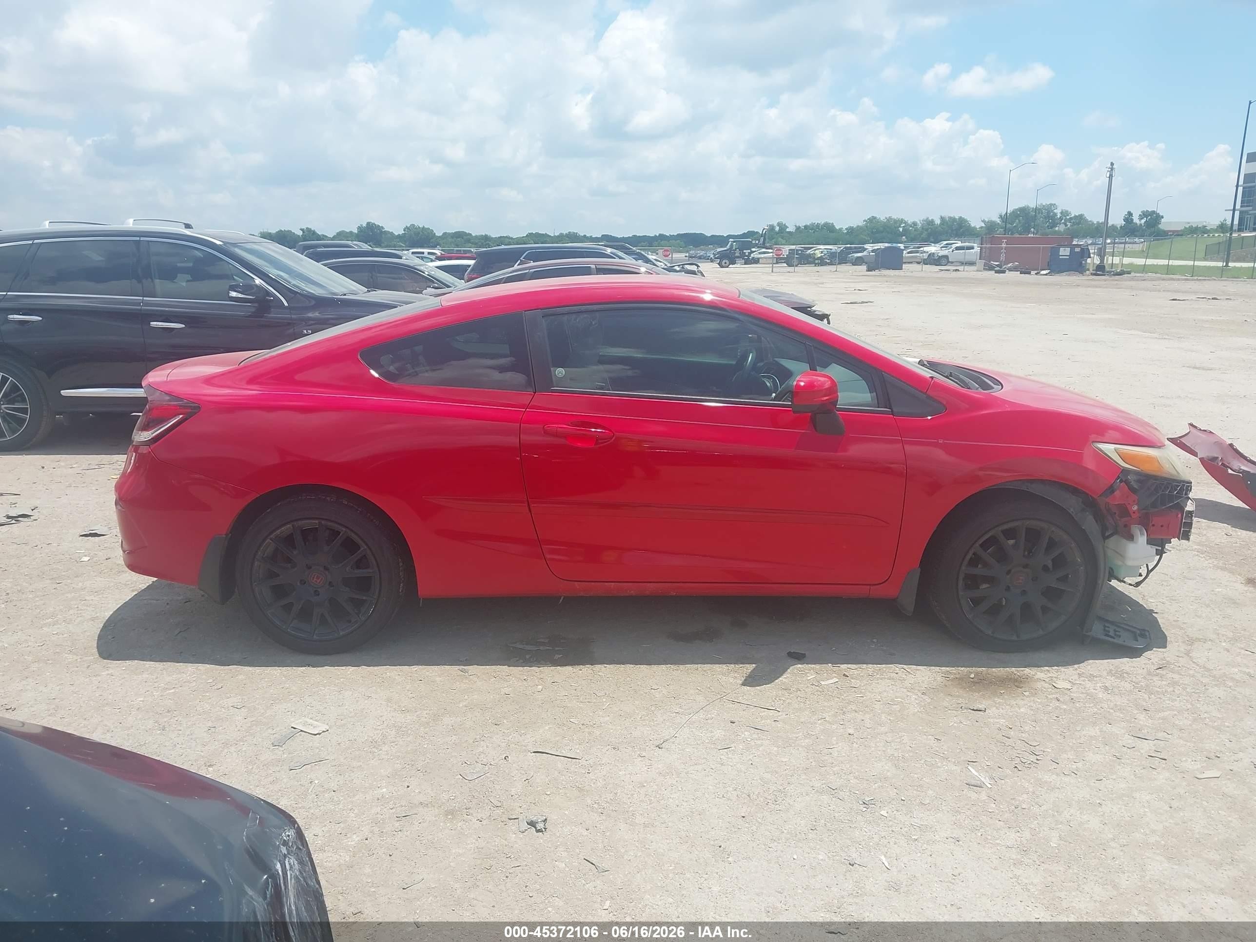 2014 Honda Civic Lx Красный vin: 2HGFG3A51EH519354