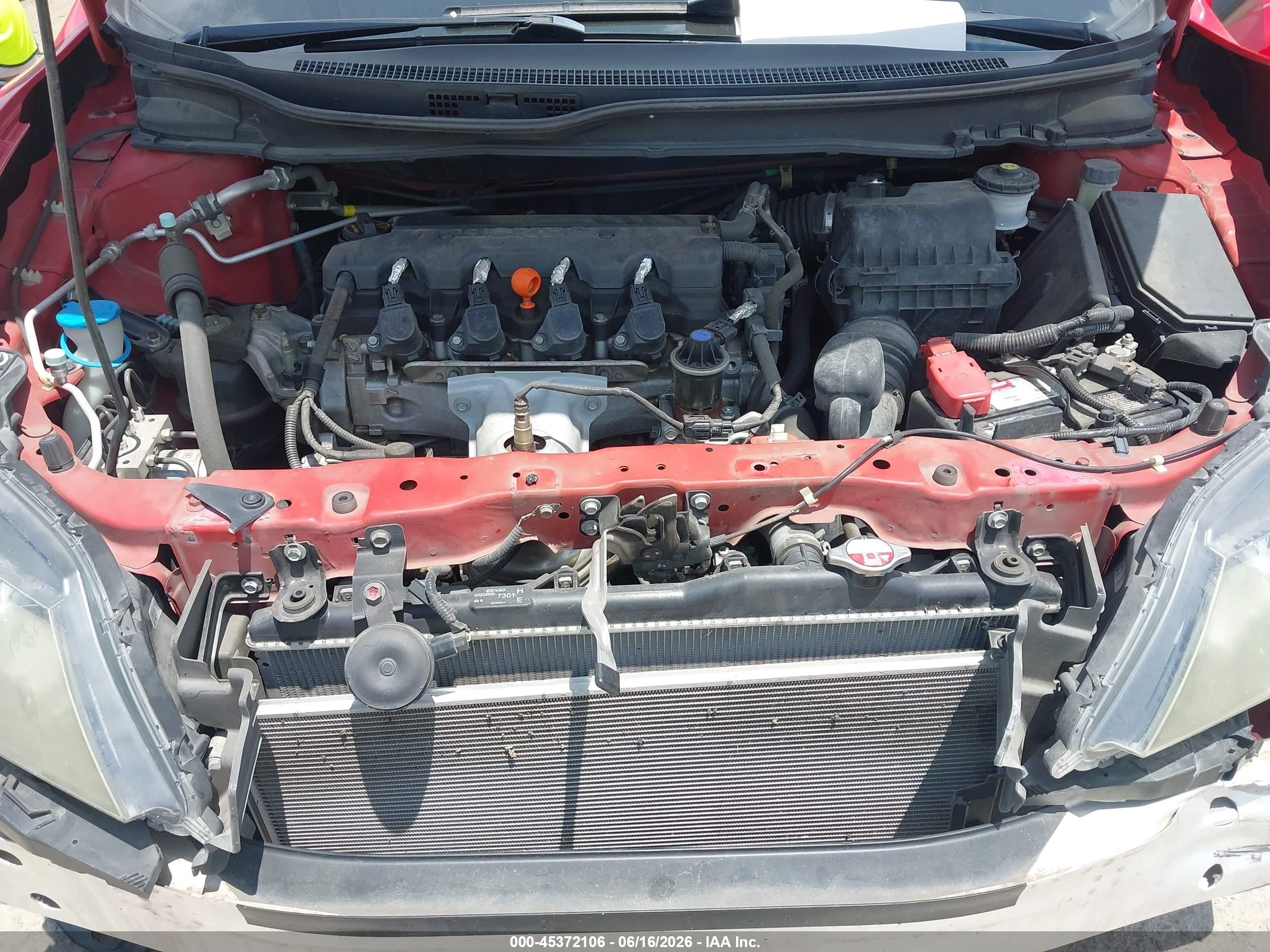 2014 Honda Civic Lx Красный vin: 2HGFG3A51EH519354