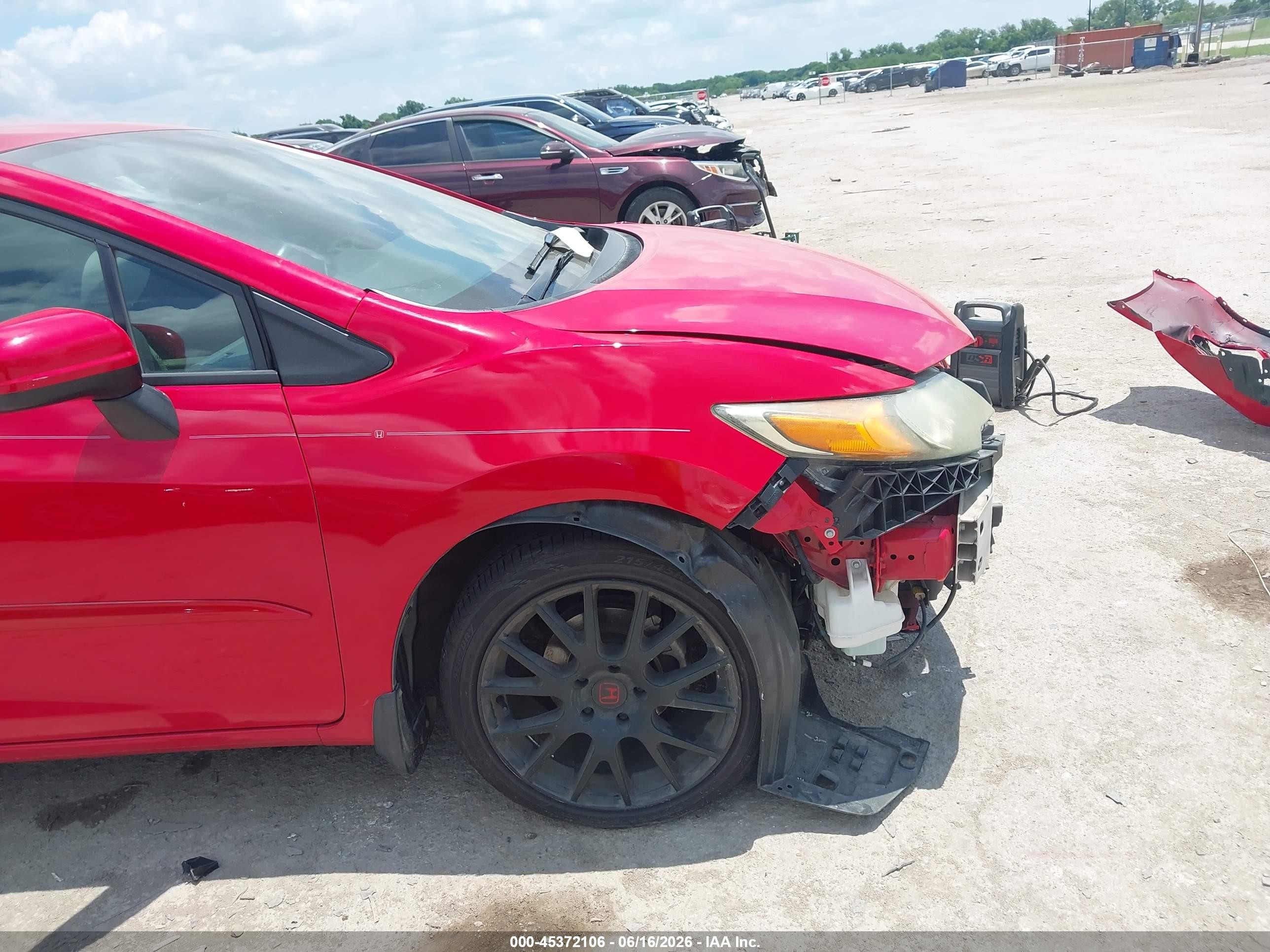 2014 Honda Civic Lx Красный vin: 2HGFG3A51EH519354
