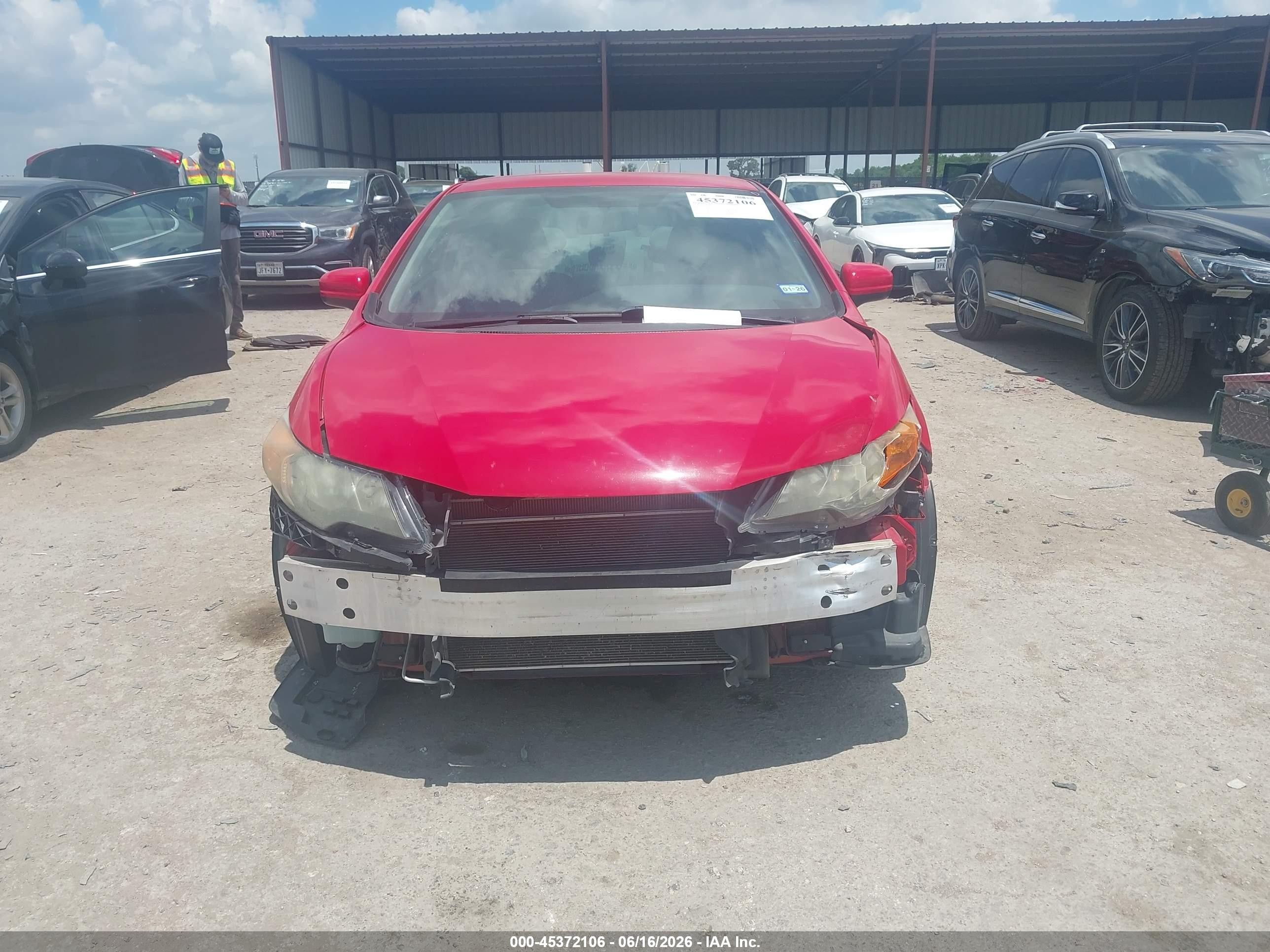 2014 Honda Civic Lx Красный vin: 2HGFG3A51EH519354