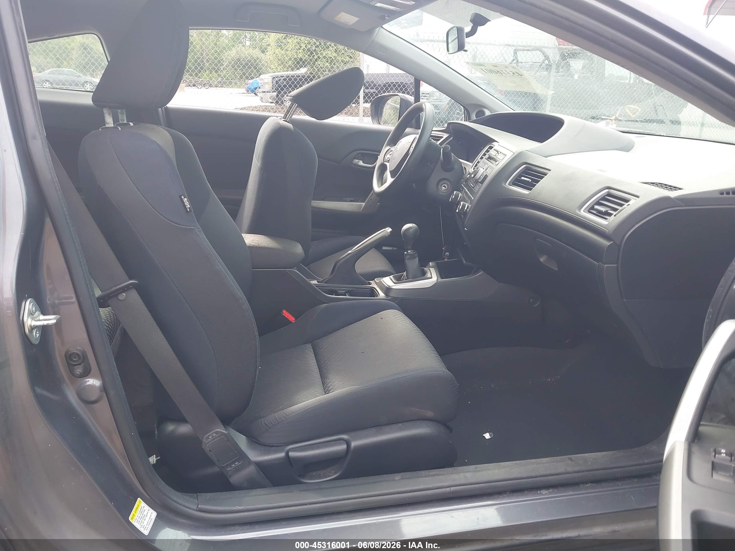 2015 Honda Civic Lx Gray vin: 2HGFG3A51FH519842