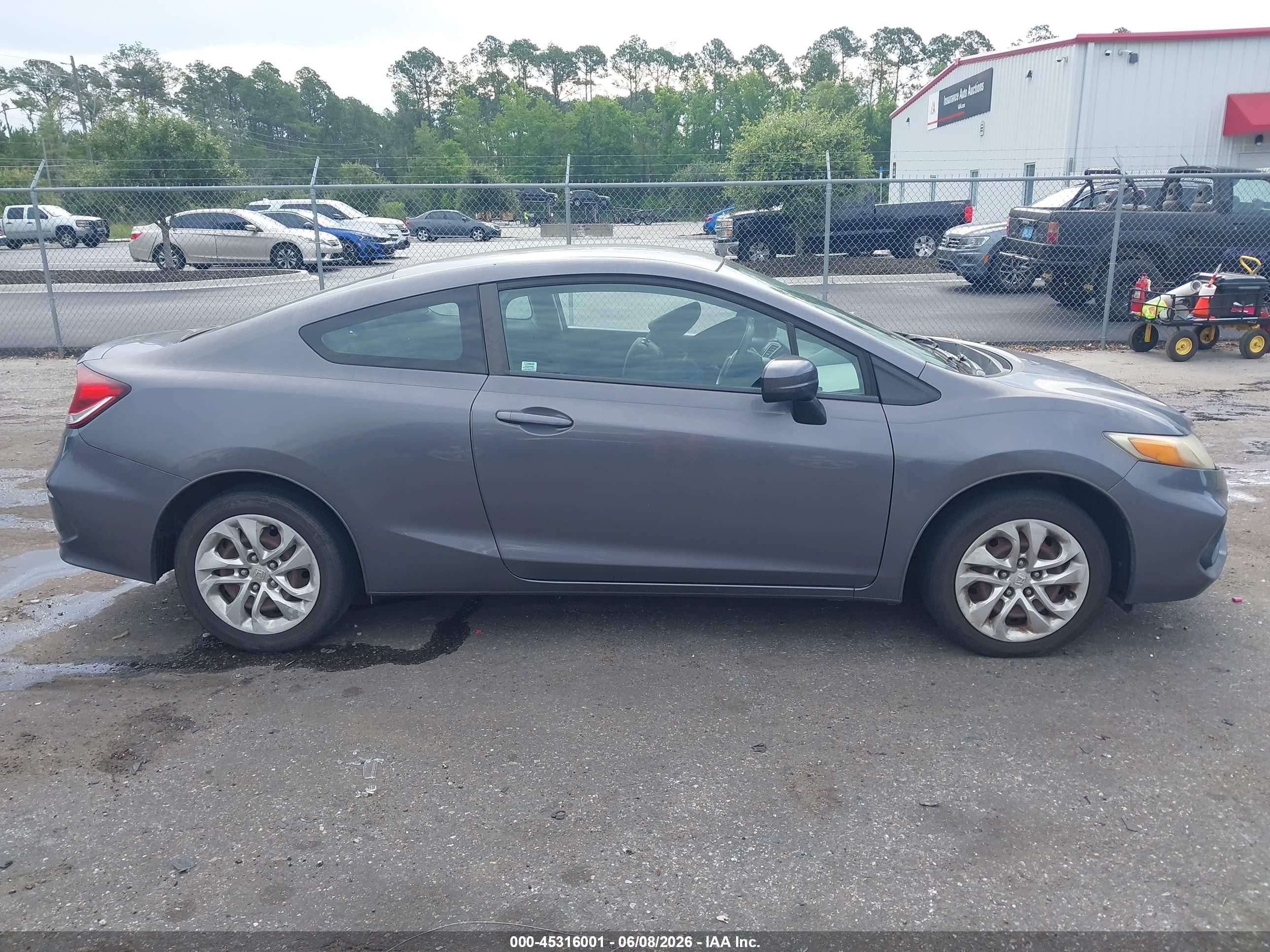 2015 Honda Civic Lx Gray vin: 2HGFG3A51FH519842
