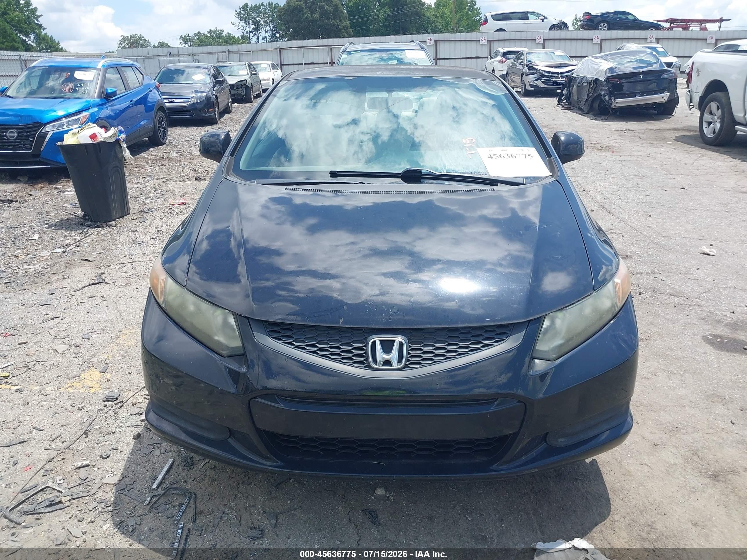 2012 Honda Civic Lx Черный vin: 2HGFG3A53CH535150