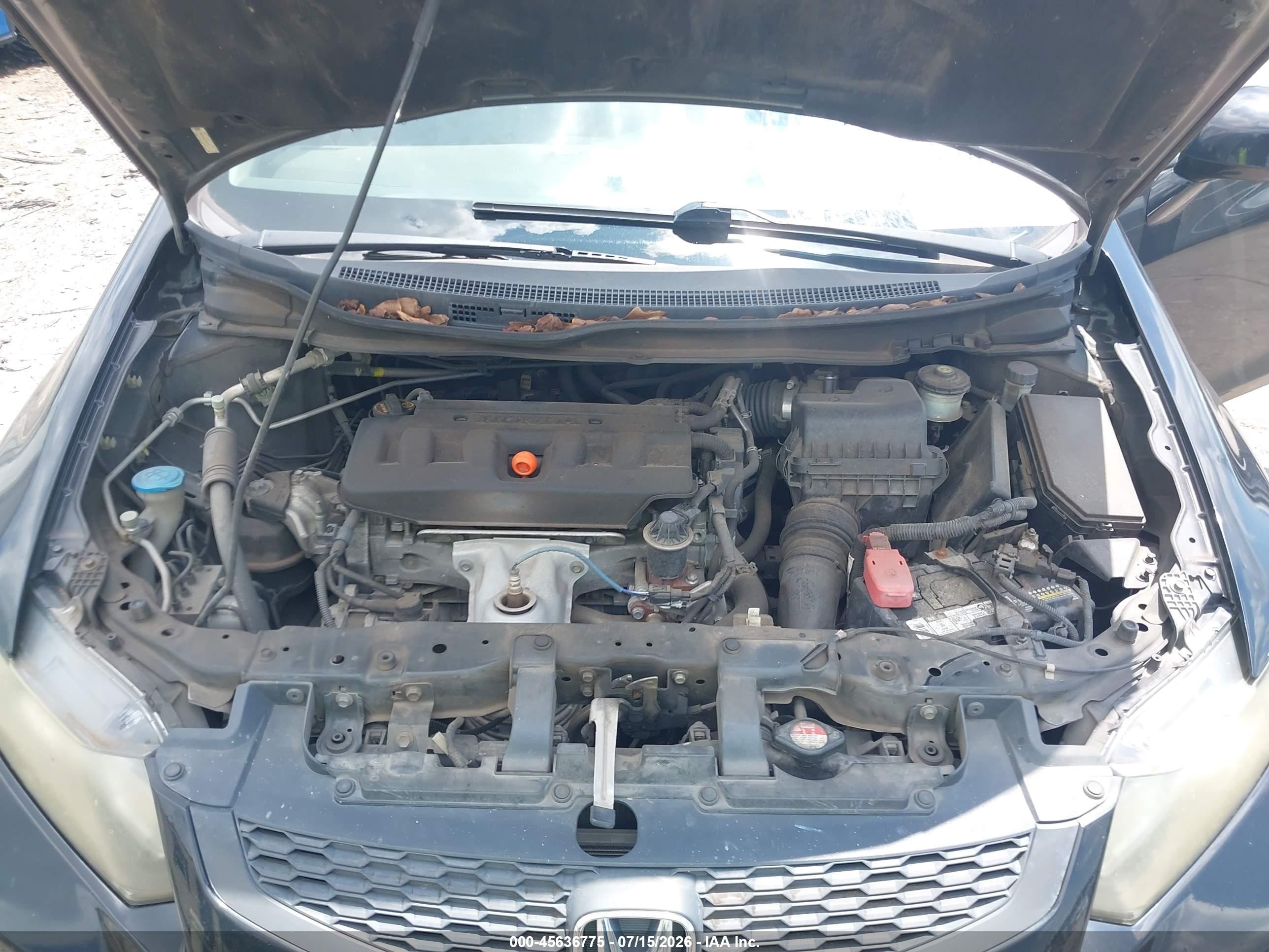 2012 Honda Civic Lx Черный vin: 2HGFG3A53CH535150