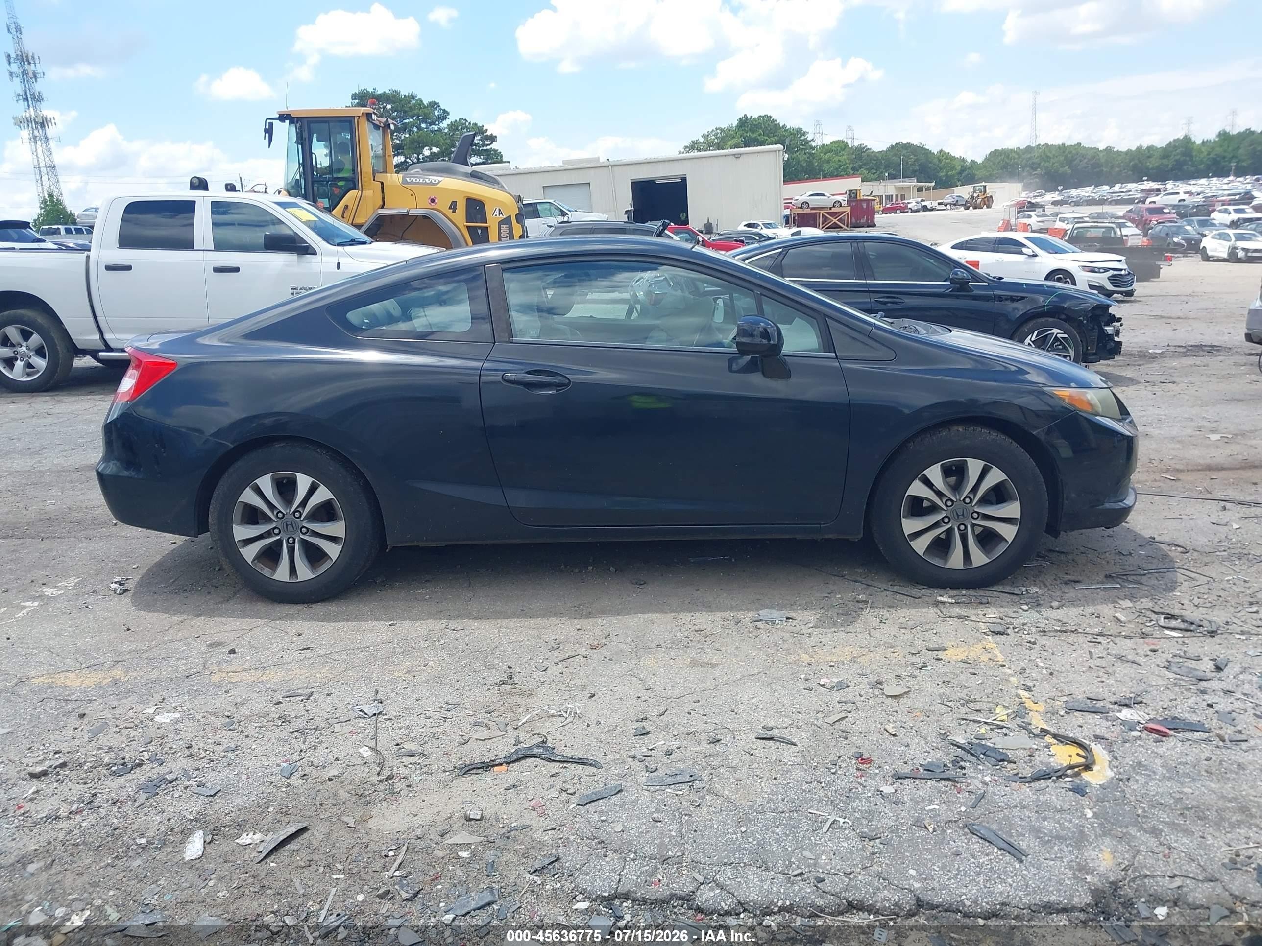2012 Honda Civic Lx Черный vin: 2HGFG3A53CH535150