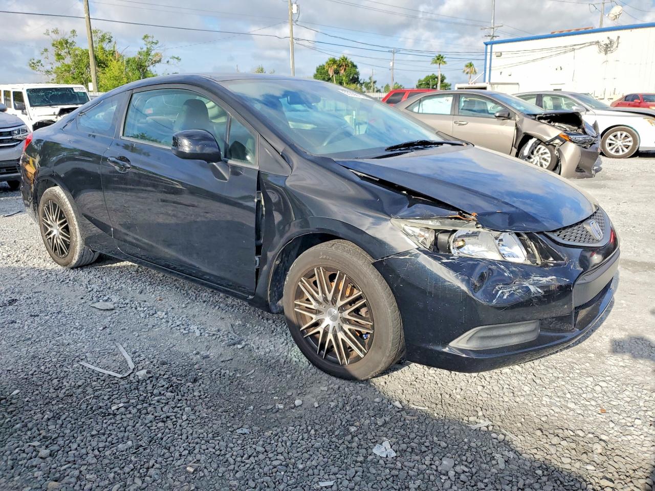 2013 Honda Civic Lx Black vin: 2HGFG3A53DH522710