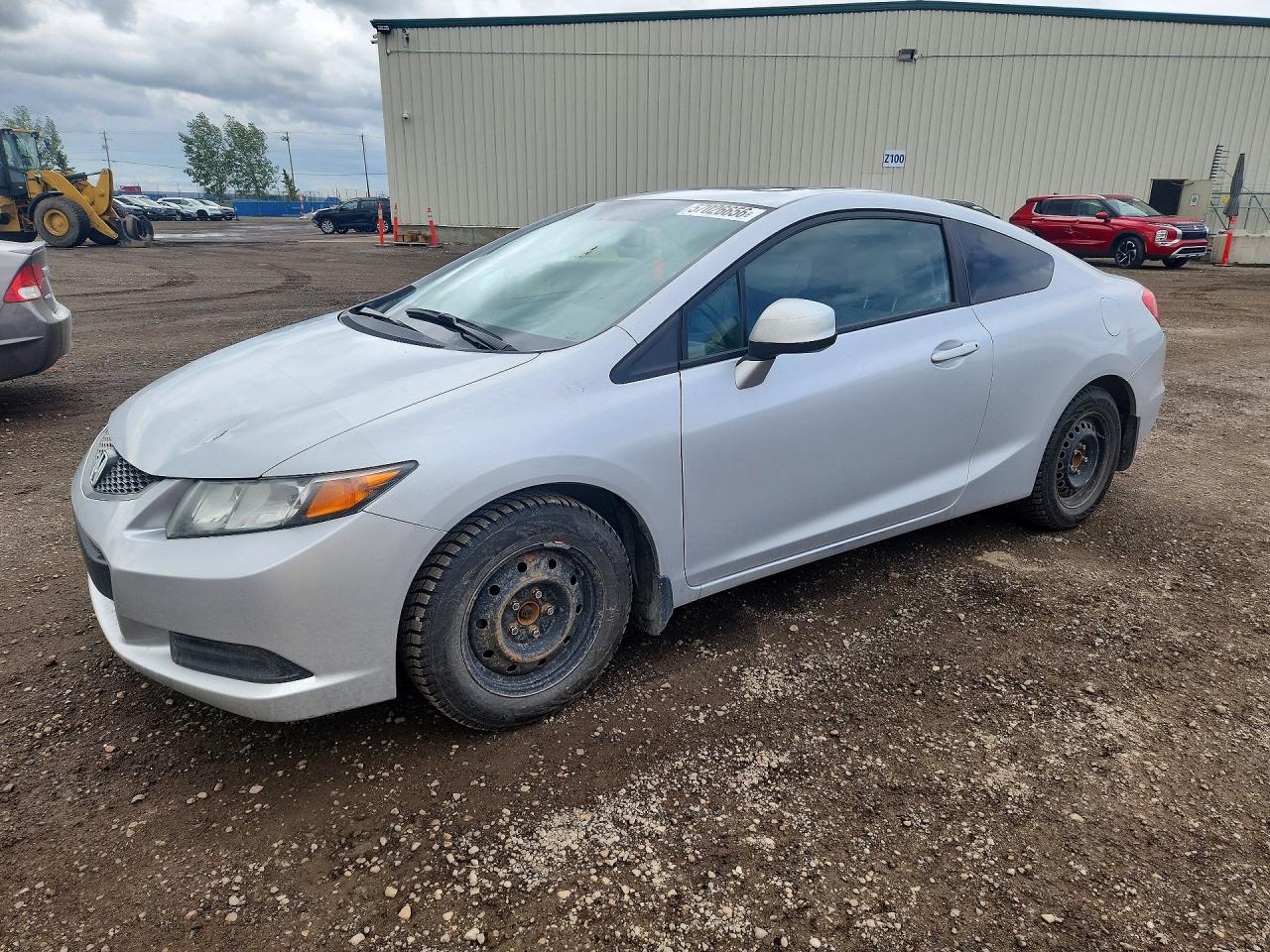 2012 Honda Civic Lx Silver vin: 2HGFG3A54CH010923