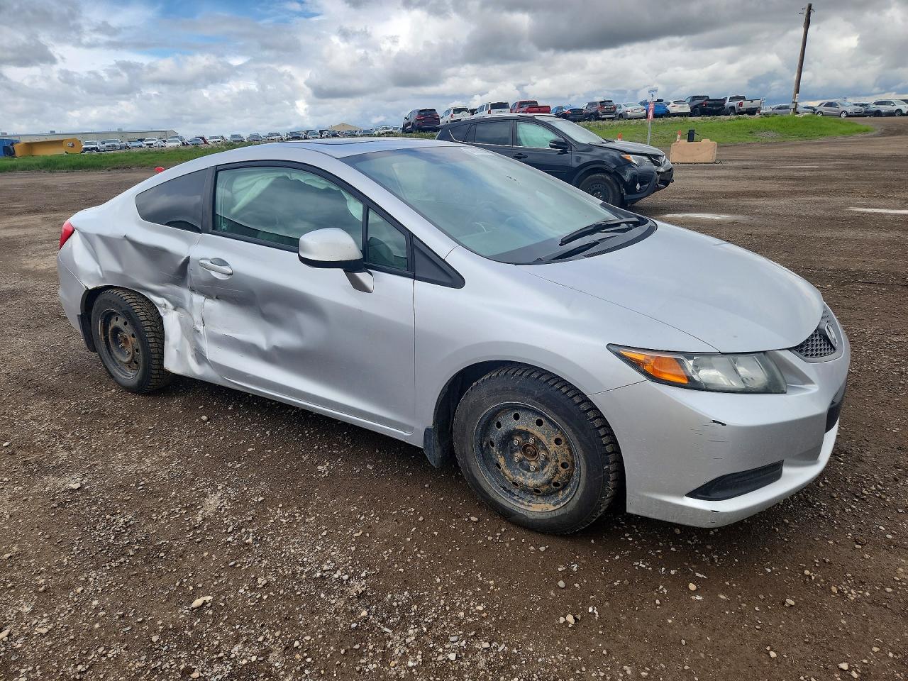 2012 Honda Civic Lx Silver vin: 2HGFG3A54CH010923