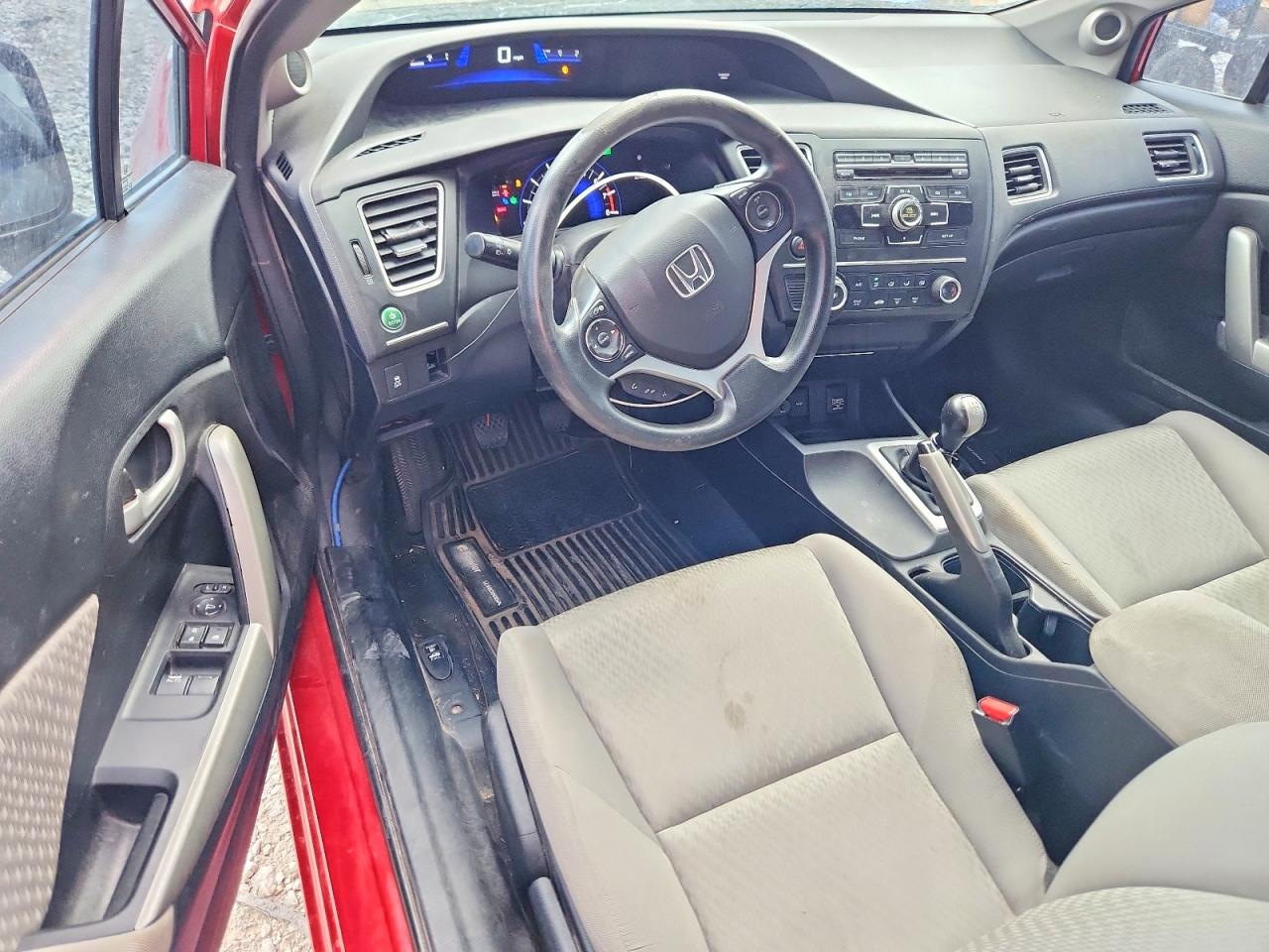 2015 Honda Civic Lx Red vin: 2HGFG3A54FH501416