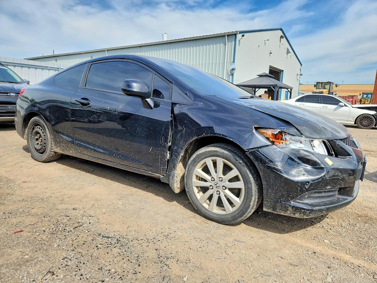 2012 Honda Civic Lx Black vin: 2HGFG3A58CH001612
