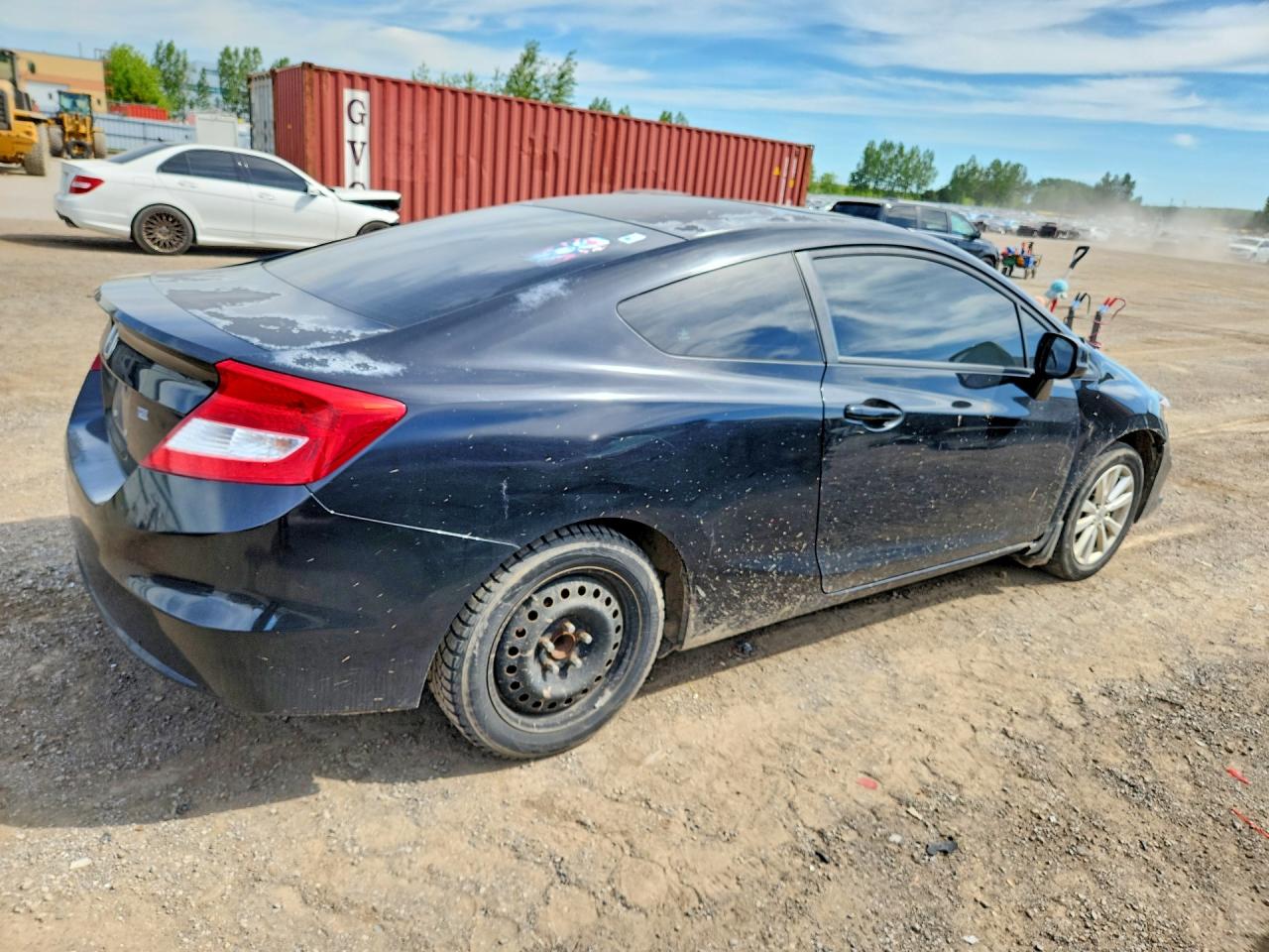 2012 Honda Civic Lx Black vin: 2HGFG3A58CH001612
