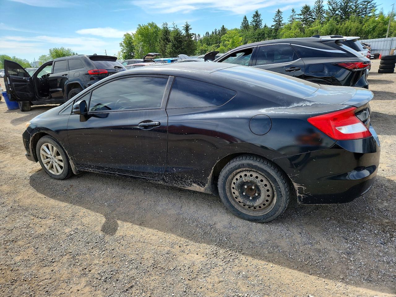 2012 Honda Civic Lx Black vin: 2HGFG3A58CH001612