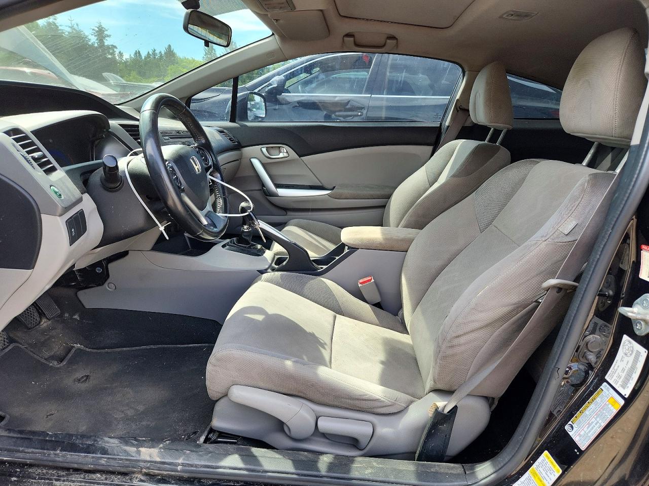 2012 Honda Civic Lx Black vin: 2HGFG3A58CH001612