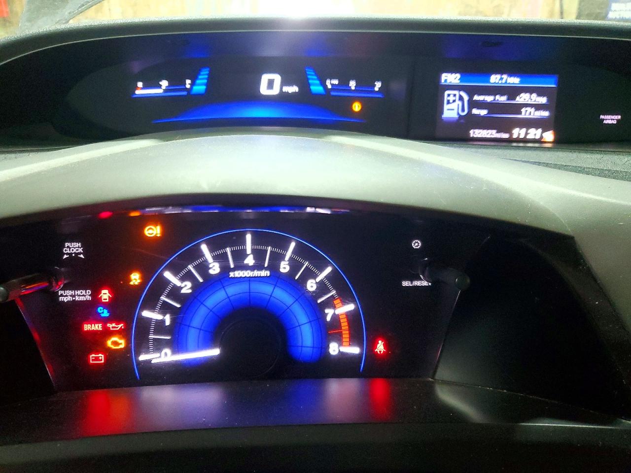2012 Honda Civic Lx Черный vin: 2HGFG3A58CH523995
