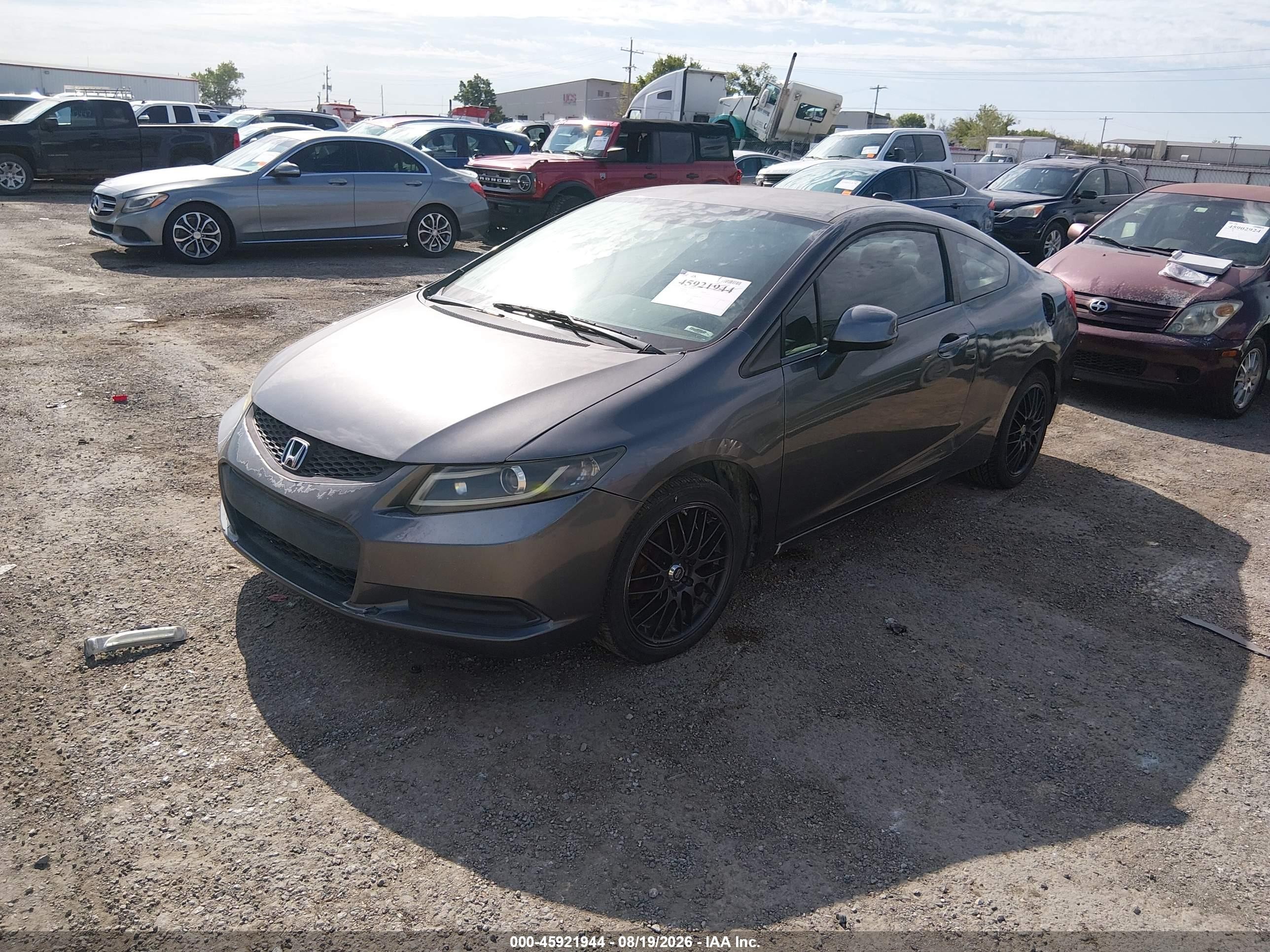 2012 Honda Civic Lx Серый vin: 2HGFG3A5XCH519771