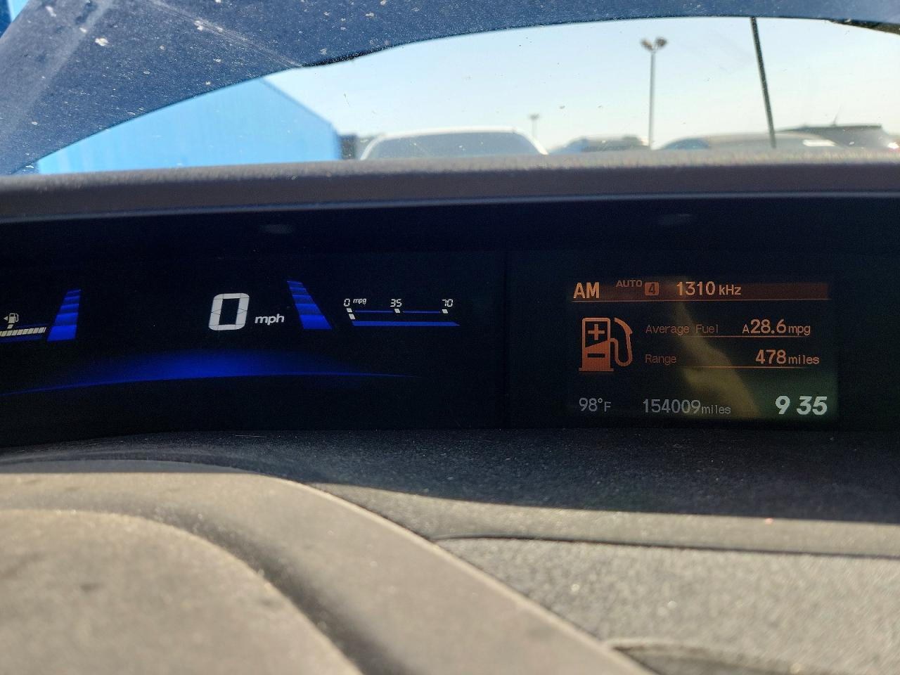 2012 Honda Civic Ex Blue vin: 2HGFG3A82CH535263