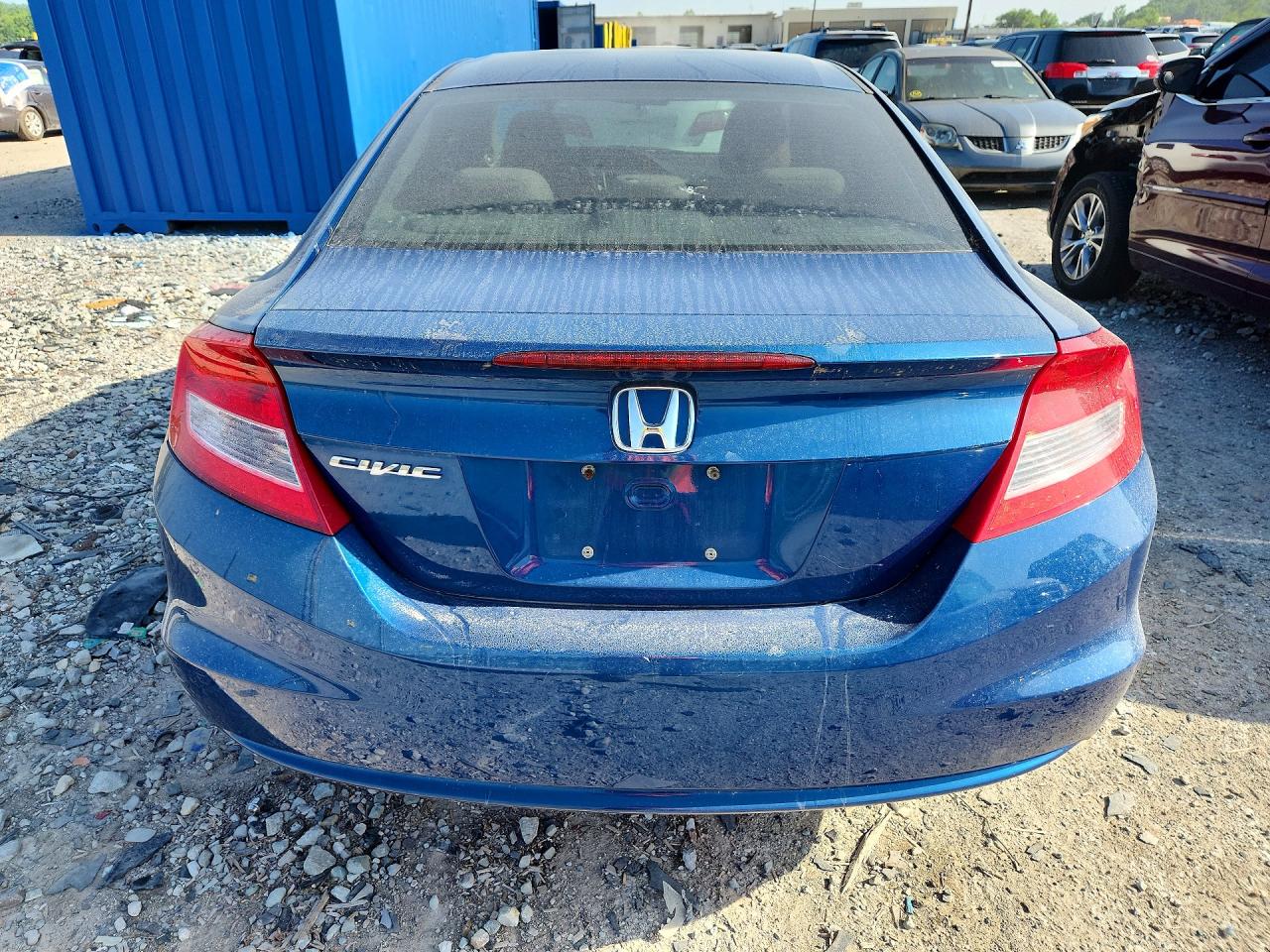 2012 Honda Civic Ex Blue vin: 2HGFG3A82CH535263