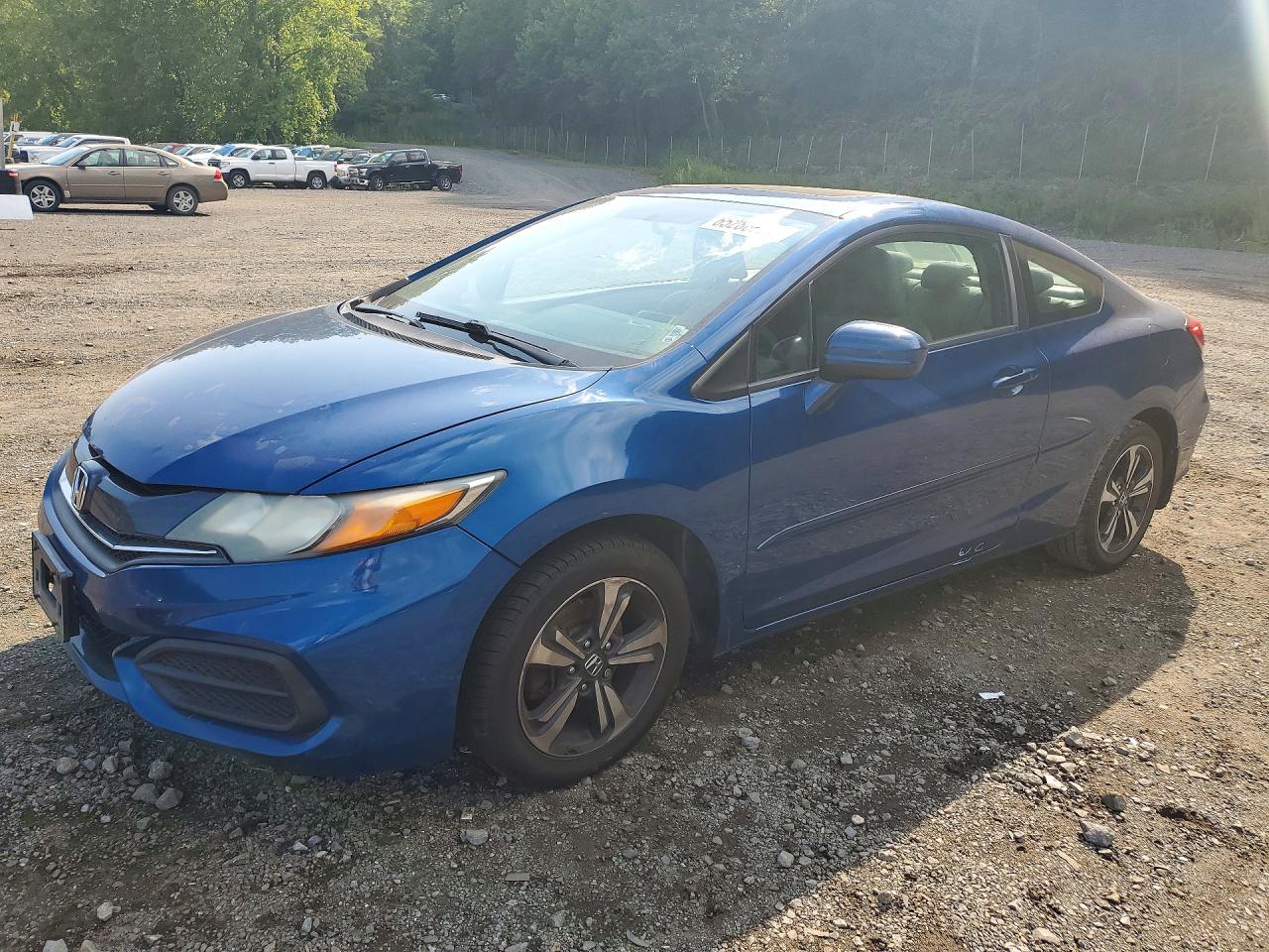 2015 Honda Civic Ex Blue vin: 2HGFG3A84FH508800
