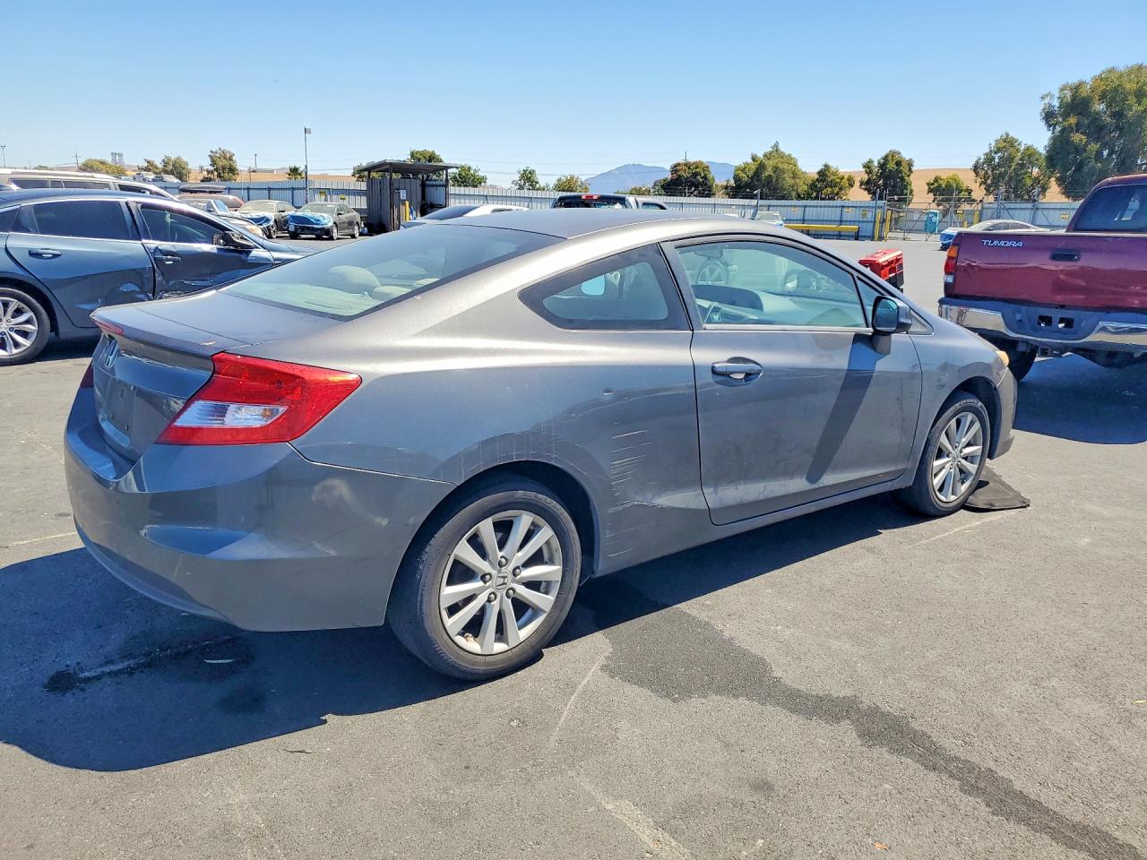 2012 Honda Civic Ex Gray vin: 2HGFG3A85CH506677