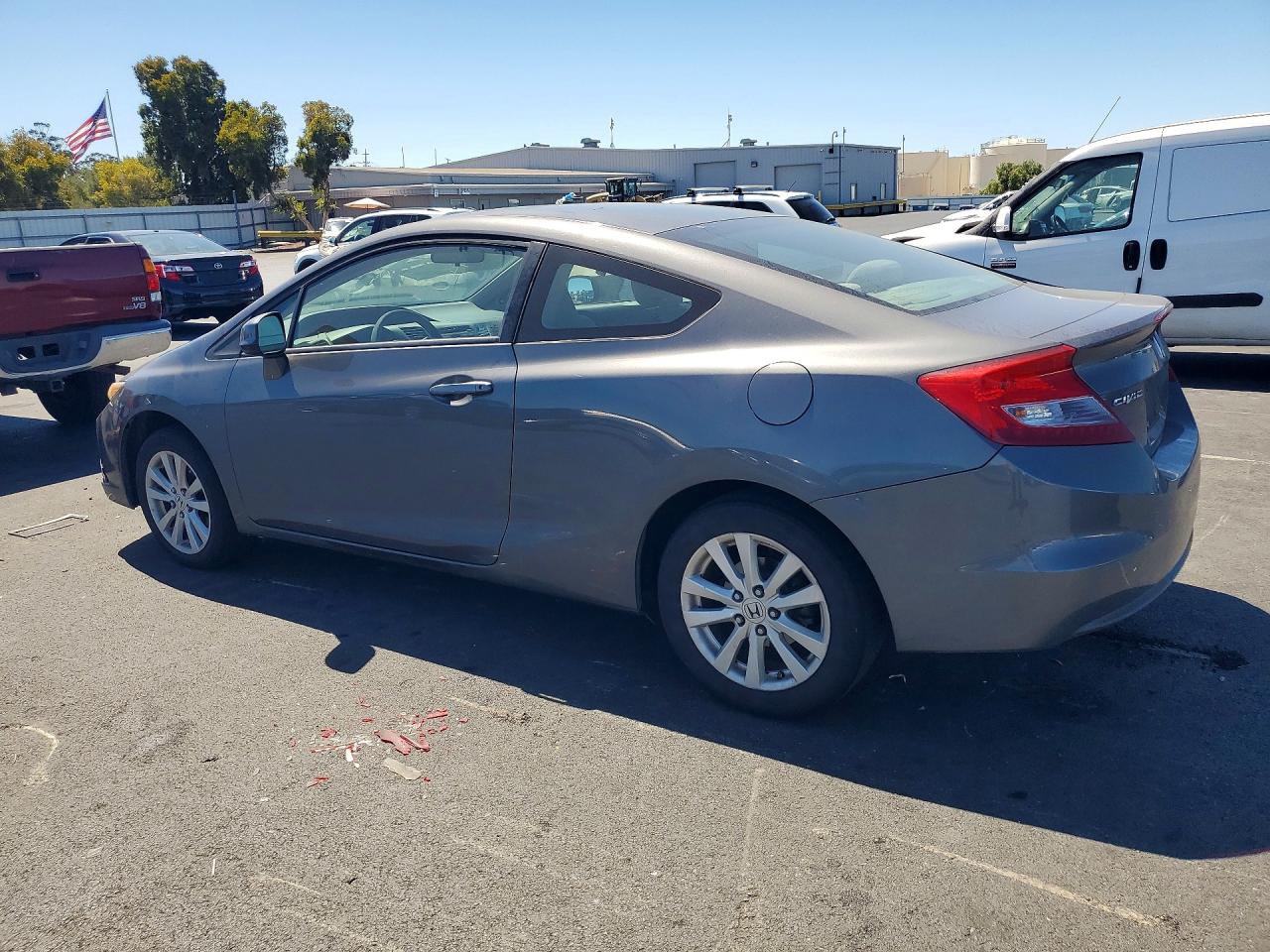 2012 Honda Civic Ex Gray vin: 2HGFG3A85CH506677