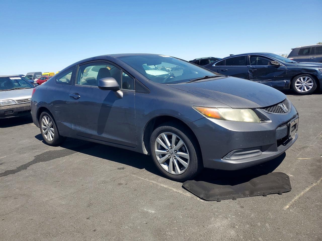 2012 Honda Civic Ex Gray vin: 2HGFG3A85CH506677