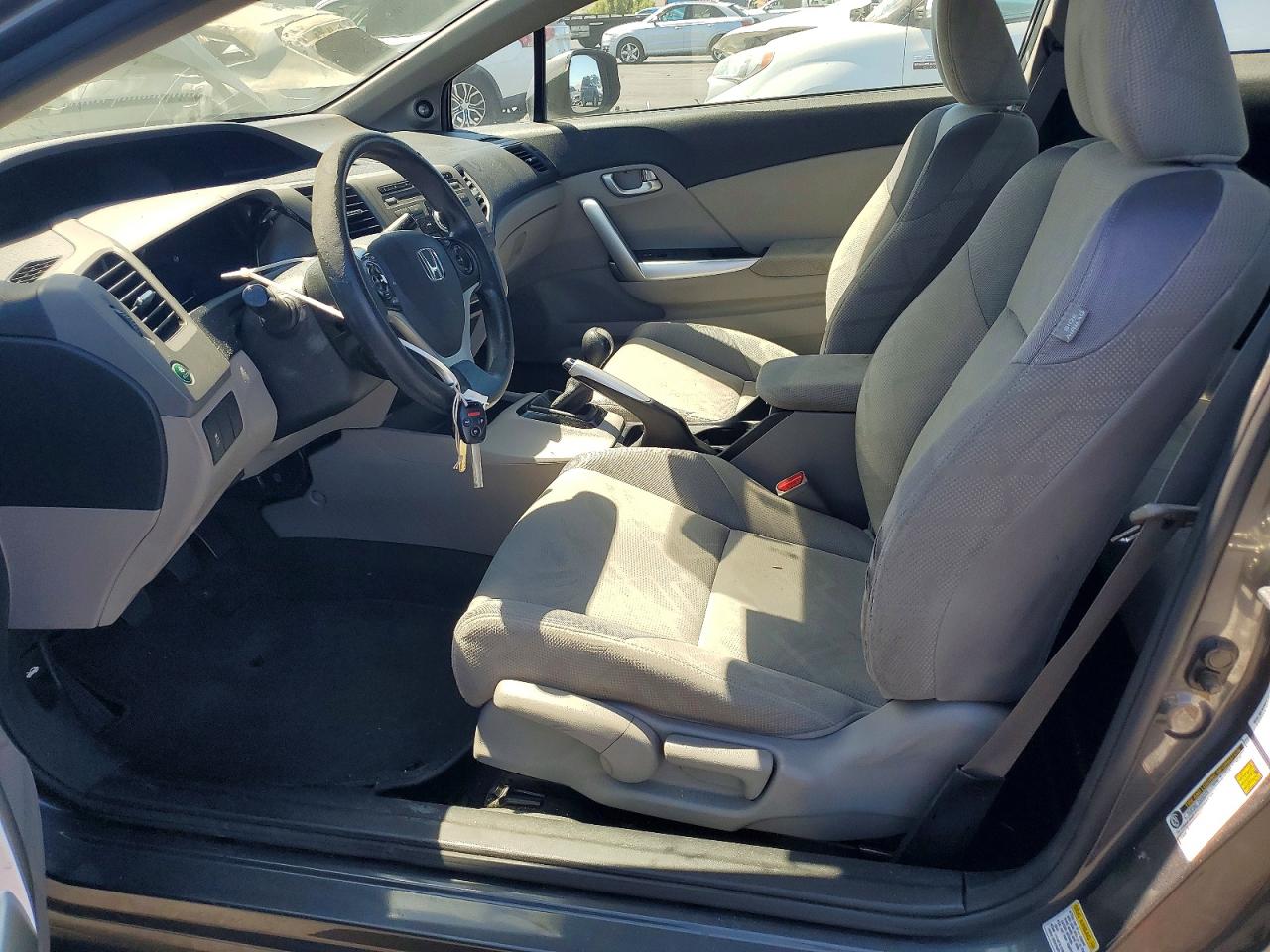 2012 Honda Civic Ex Gray vin: 2HGFG3A85CH506677