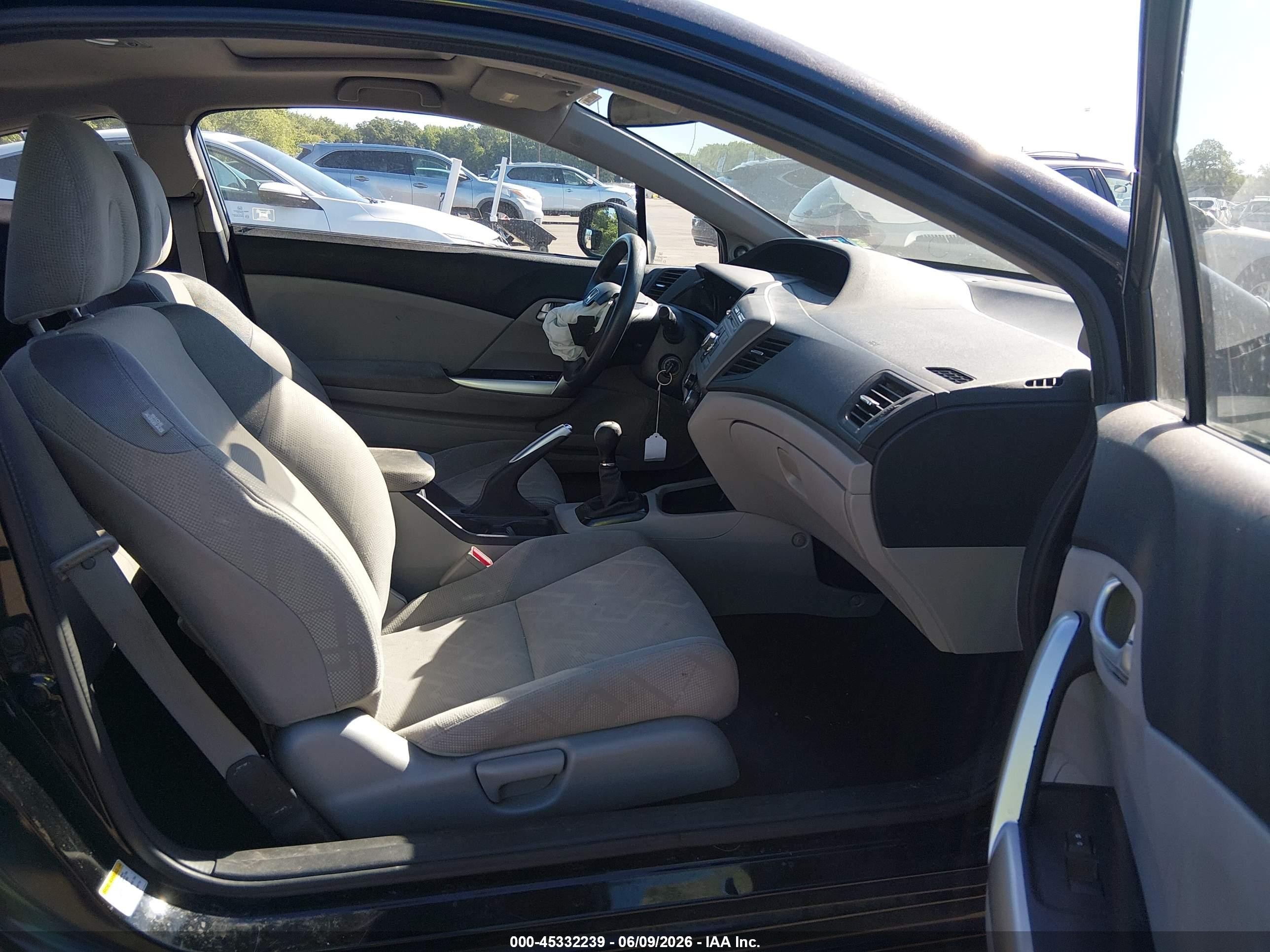 2012 Honda Civic Ex Black vin: 2HGFG3A86CH528672