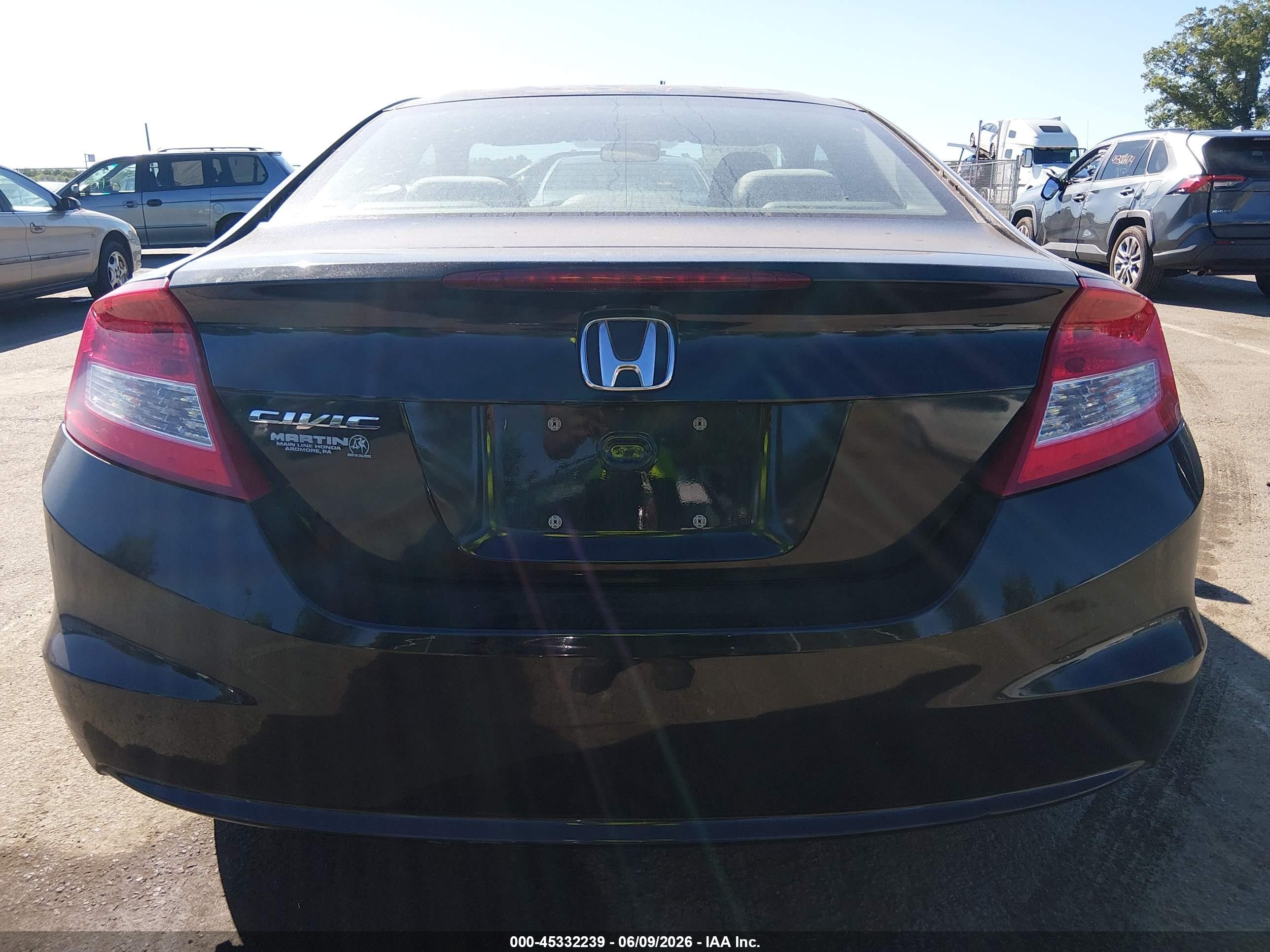 2012 Honda Civic Ex Black vin: 2HGFG3A86CH528672
