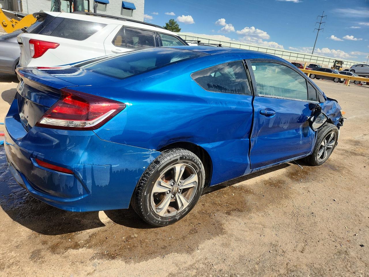 2014 Honda Civic Ex Blue vin: 2HGFG3A86EH517089