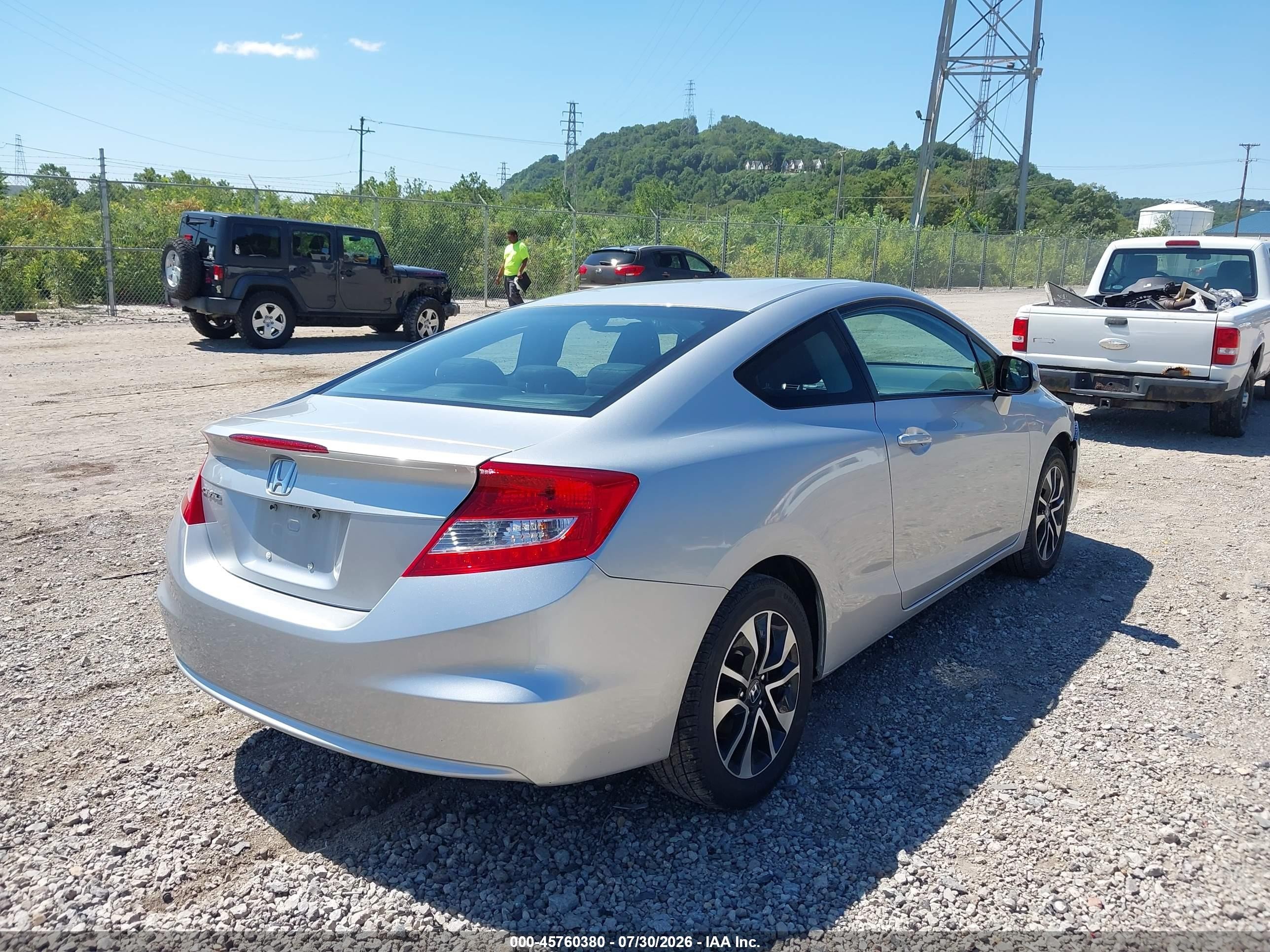 2013 Honda Civic Ex Silver vin: 2HGFG3A88DH529310