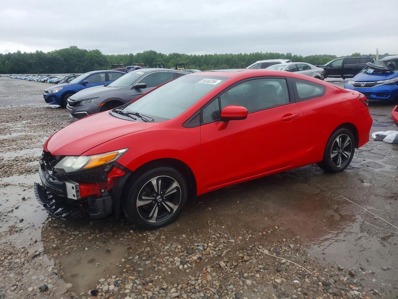 2015 Honda Civic Ex Red vin: 2HGFG3A8XFH503942
