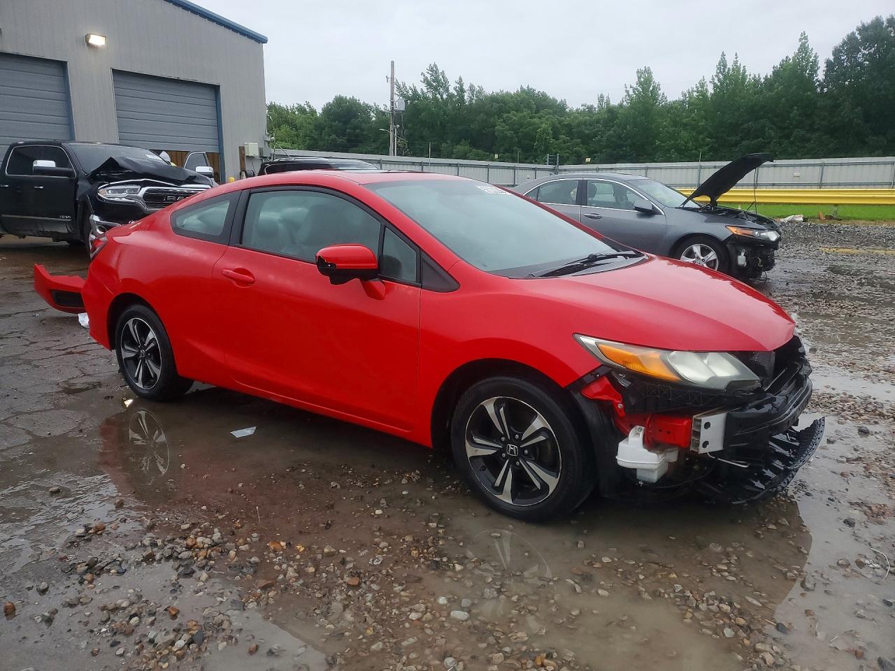 2015 Honda Civic Ex Red vin: 2HGFG3A8XFH503942