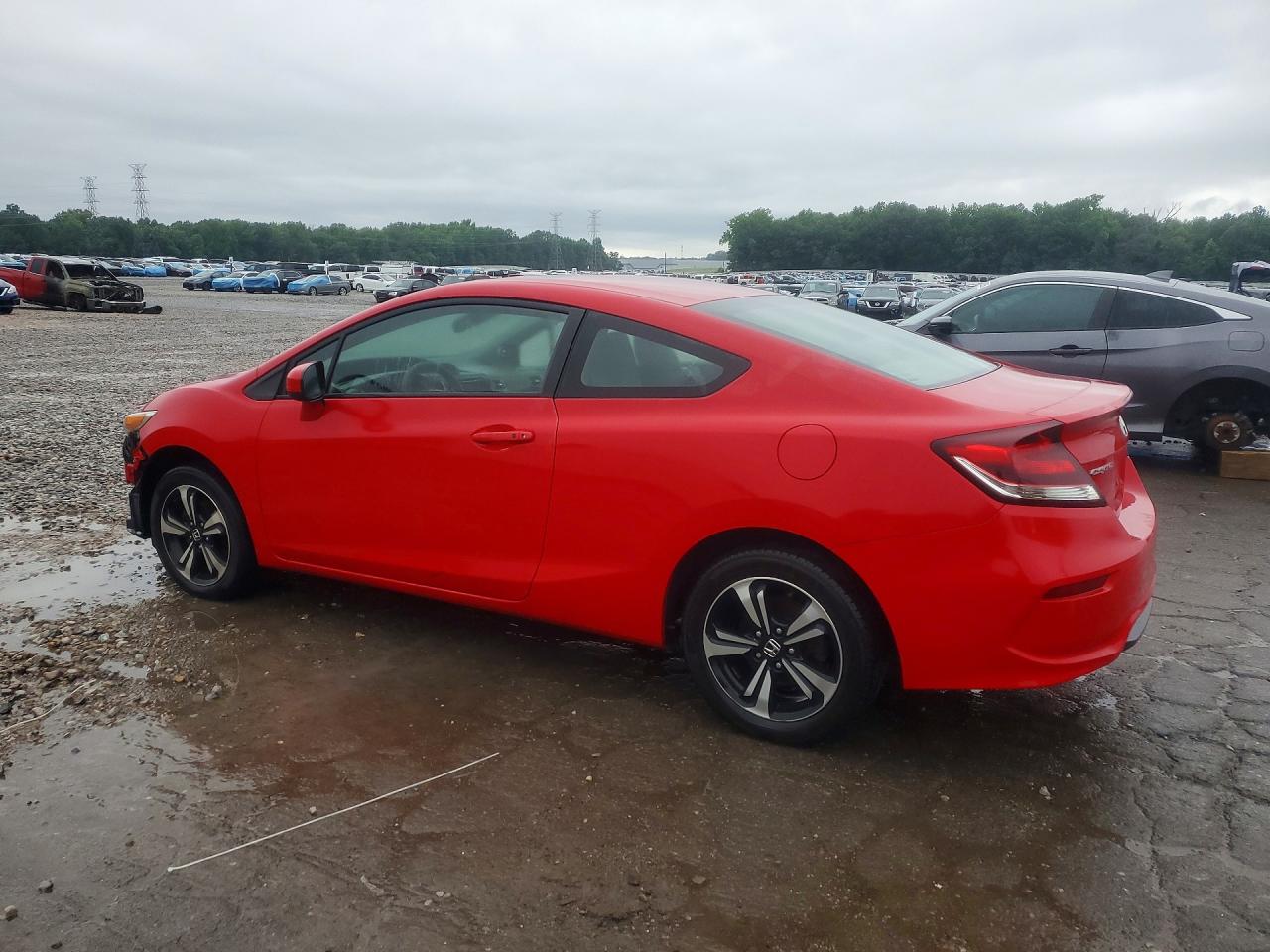 2015 Honda Civic Ex Red vin: 2HGFG3A8XFH503942