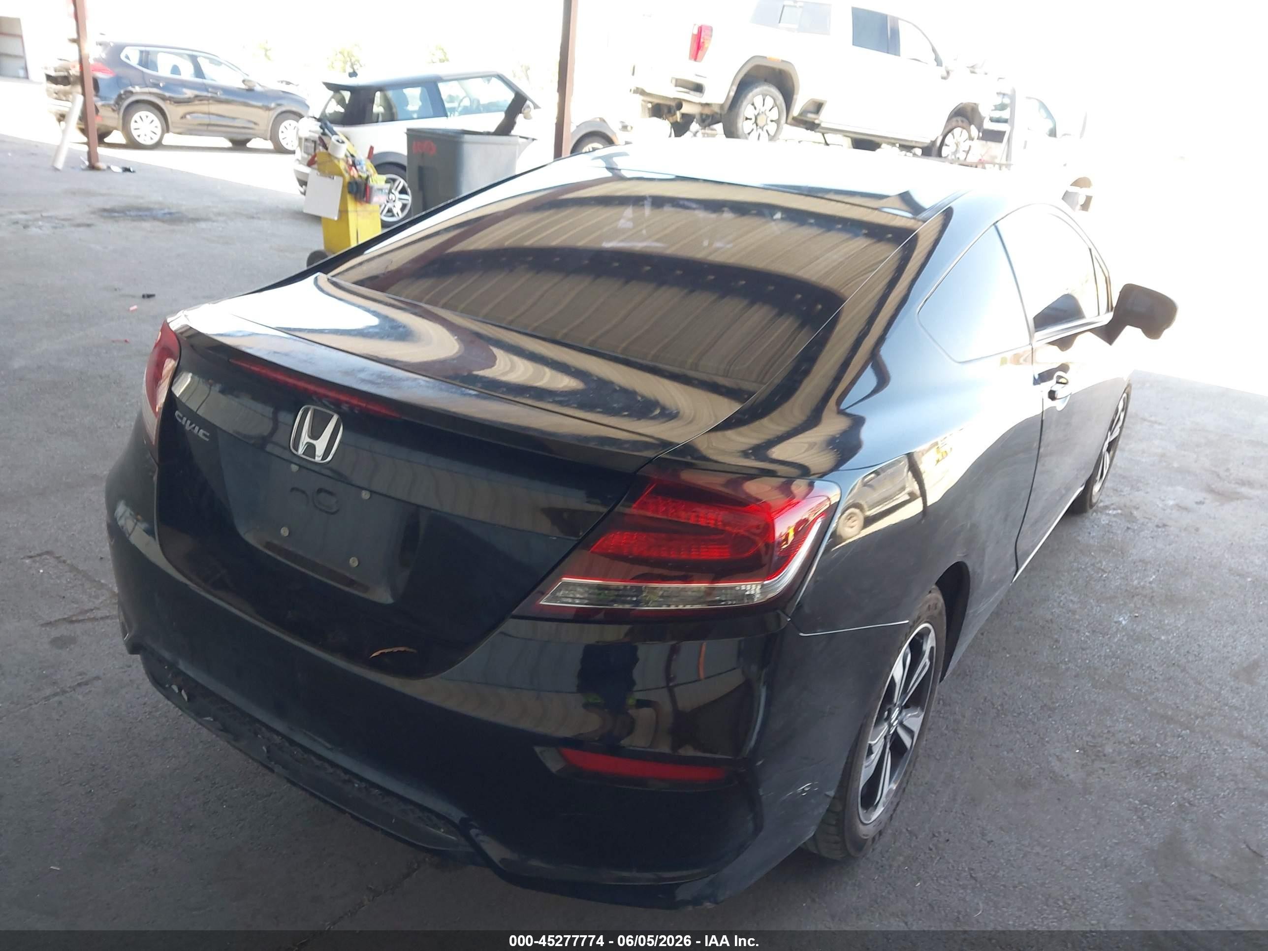 2015 Honda Civic Ex Black vin: 2HGFG3A8XFH504248