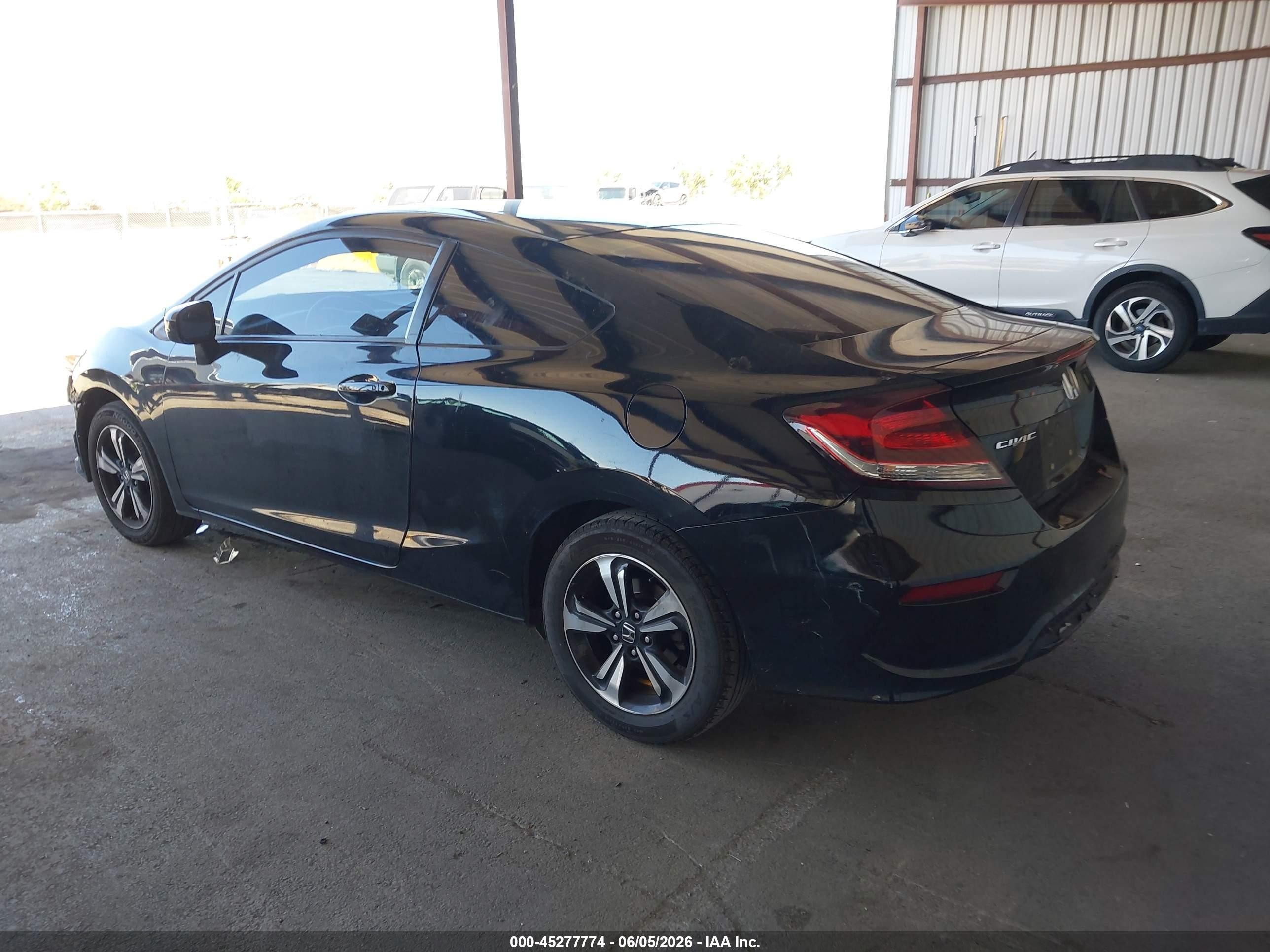 2015 Honda Civic Ex Black vin: 2HGFG3A8XFH504248